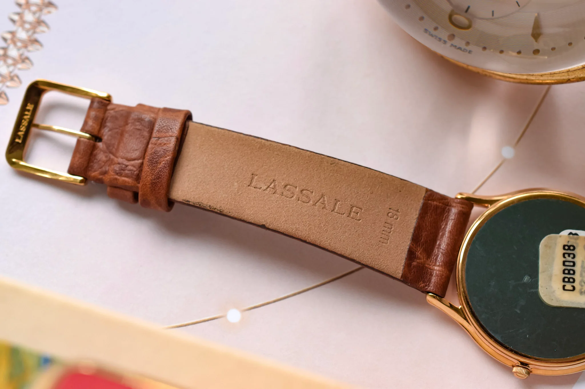 2001 NOS Seiko Lassale Mixed Dial Calatrava - Image 7