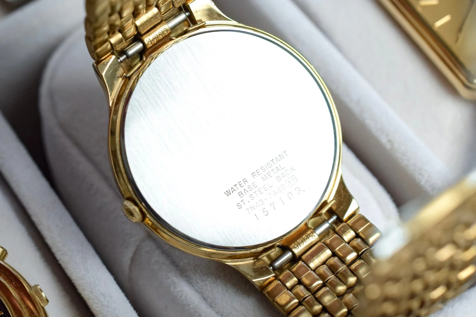 2001 Seiko Day-Date Tuxedo Mother of Pearl Dial - Image 8