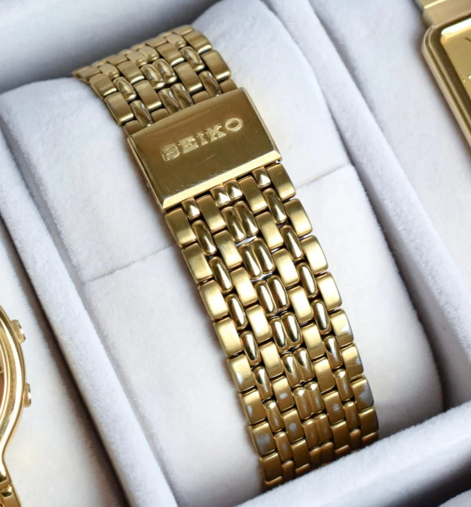 2001 Seiko Day-Date Tuxedo Mother of Pearl Dial - Image 9