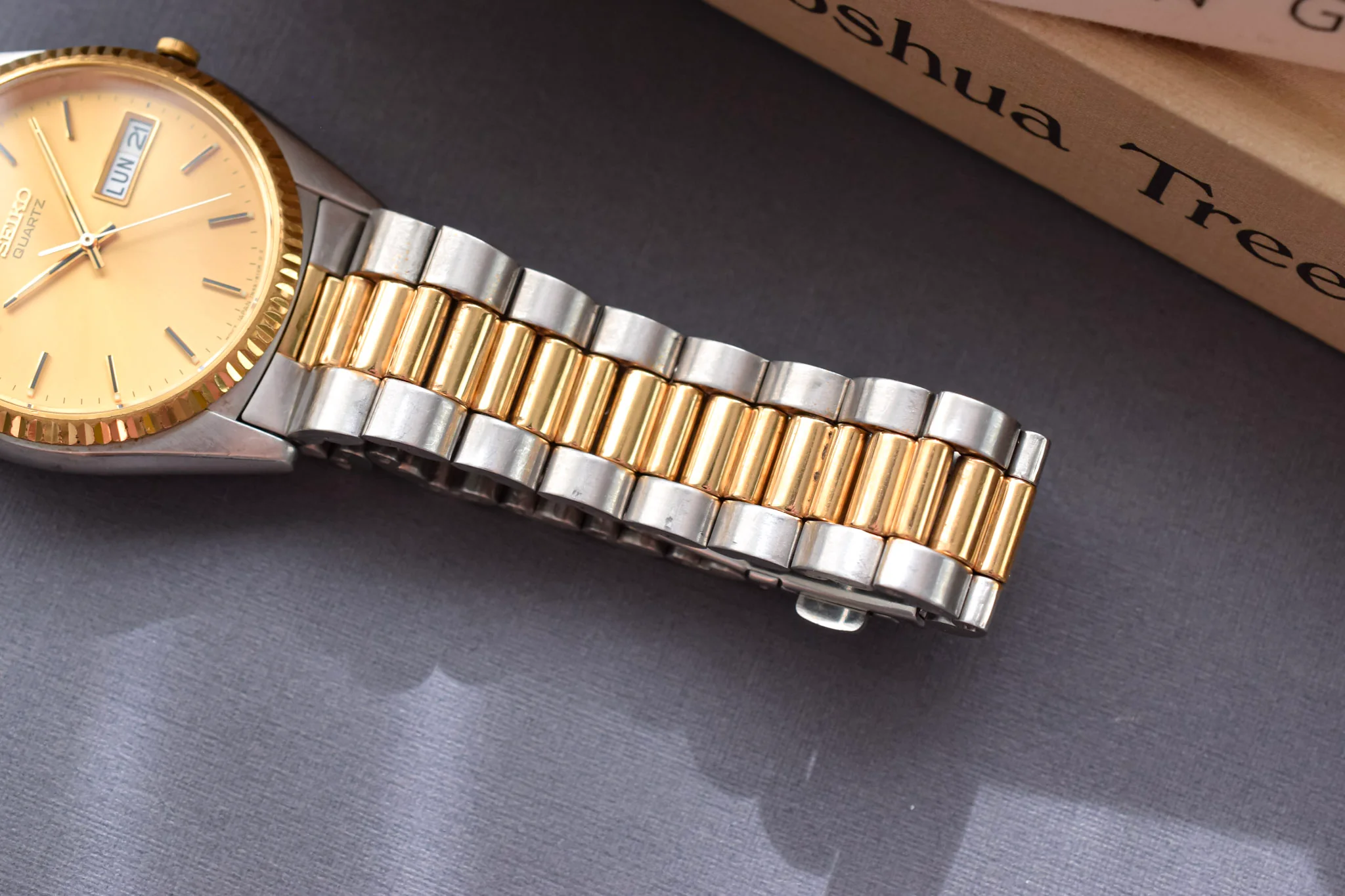 2001 Seiko Two Toned Champagne Dial Day-Date "President" - Image 8