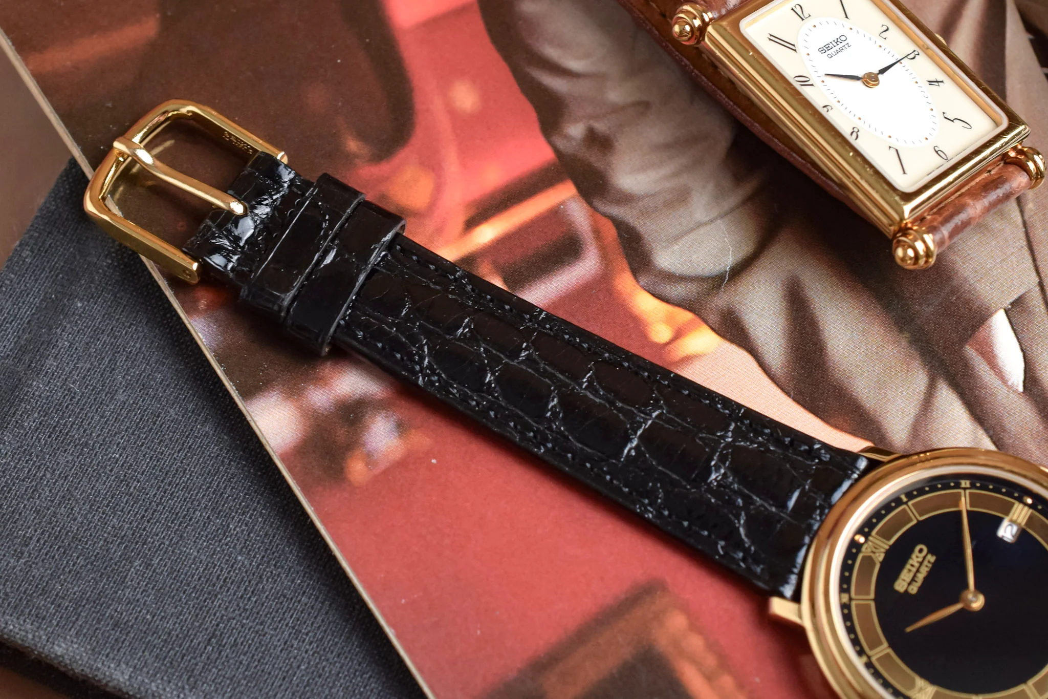 2002 NOS Seiko Gilt Tuxedo Calendar - Image 6