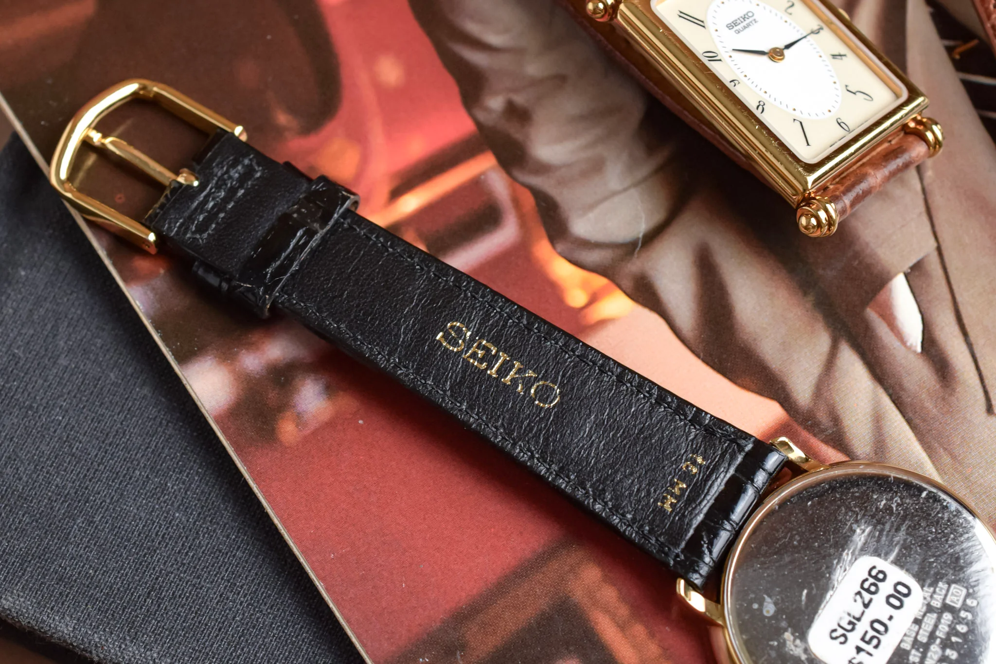 2002 NOS Seiko Gilt Tuxedo Calendar - Image 8