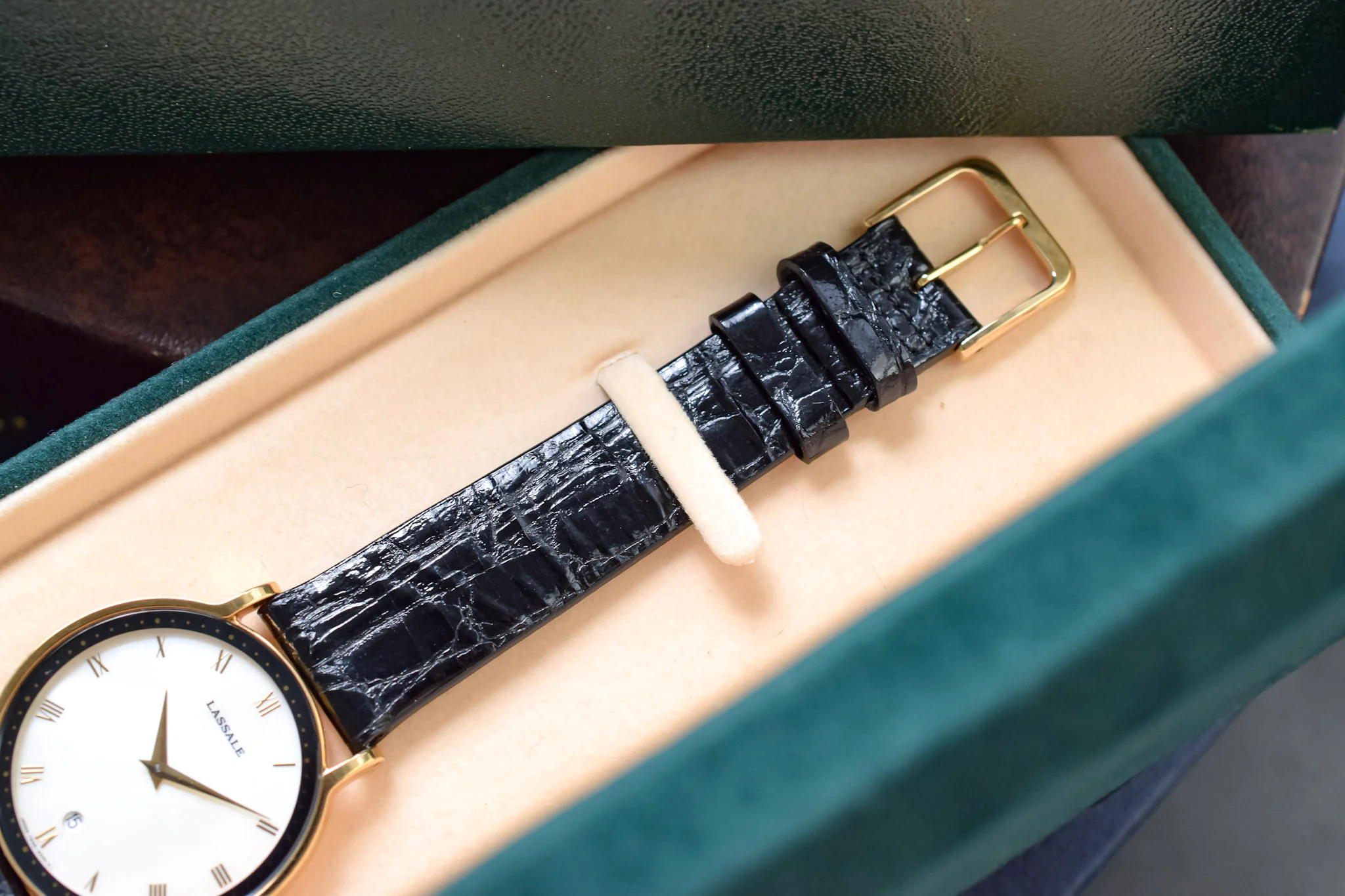 1992 NOS Seiko Lassale Mother of Pearl Roman Dial - Image 7