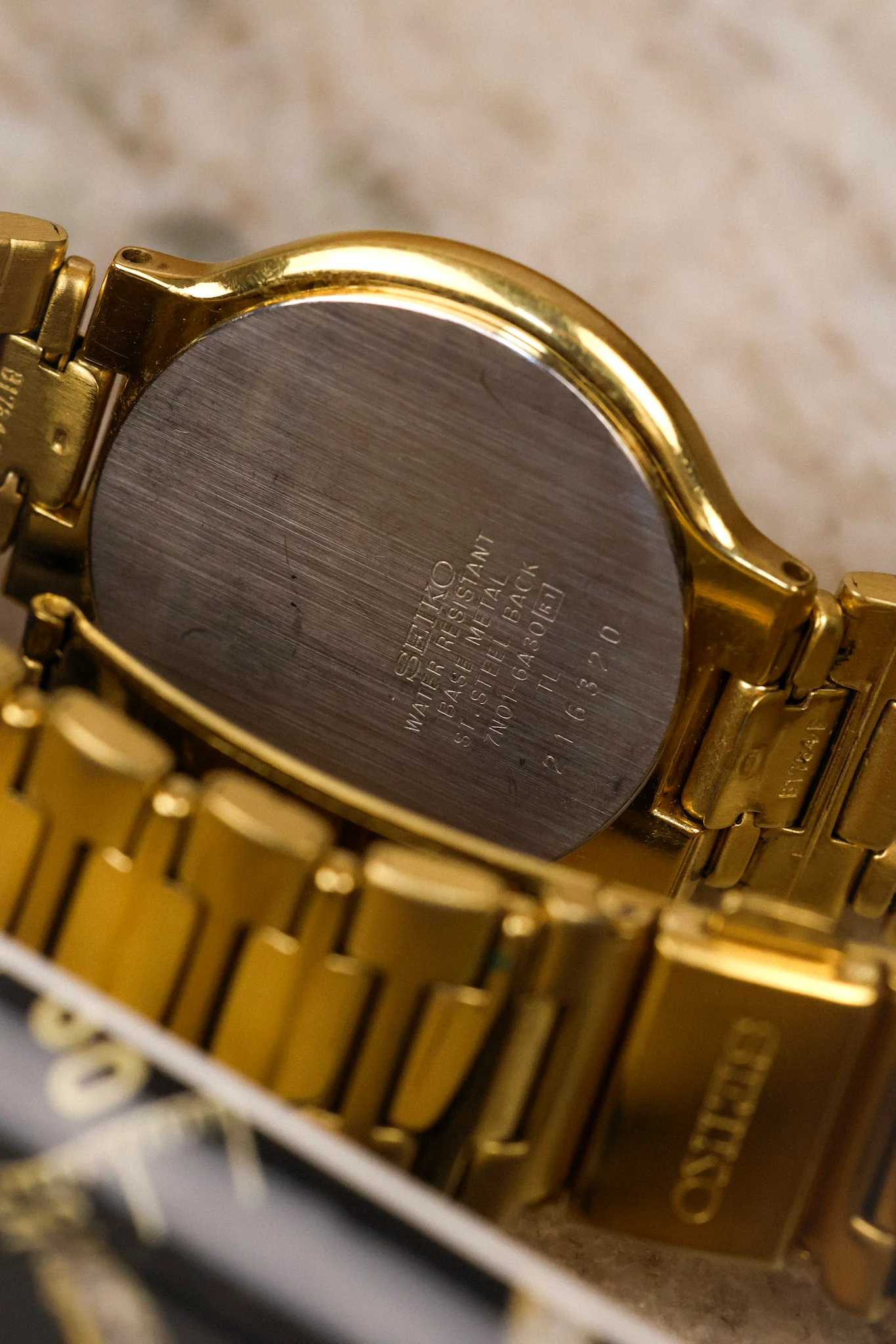 2002 Seiko Golden Signed Bezel Roman Sector - Image 11