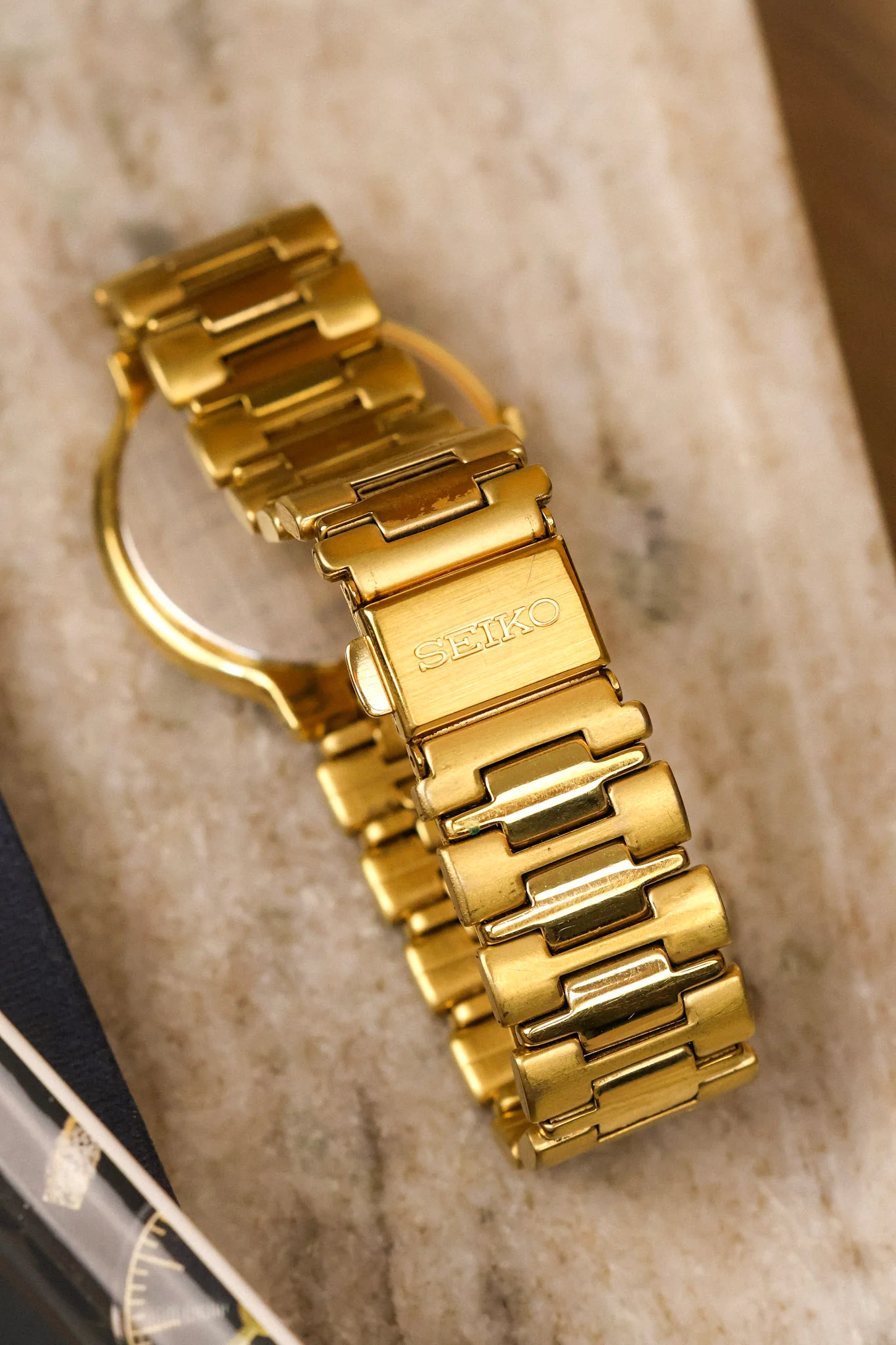 2002 Seiko Golden Signed Bezel Roman Sector - Image 8