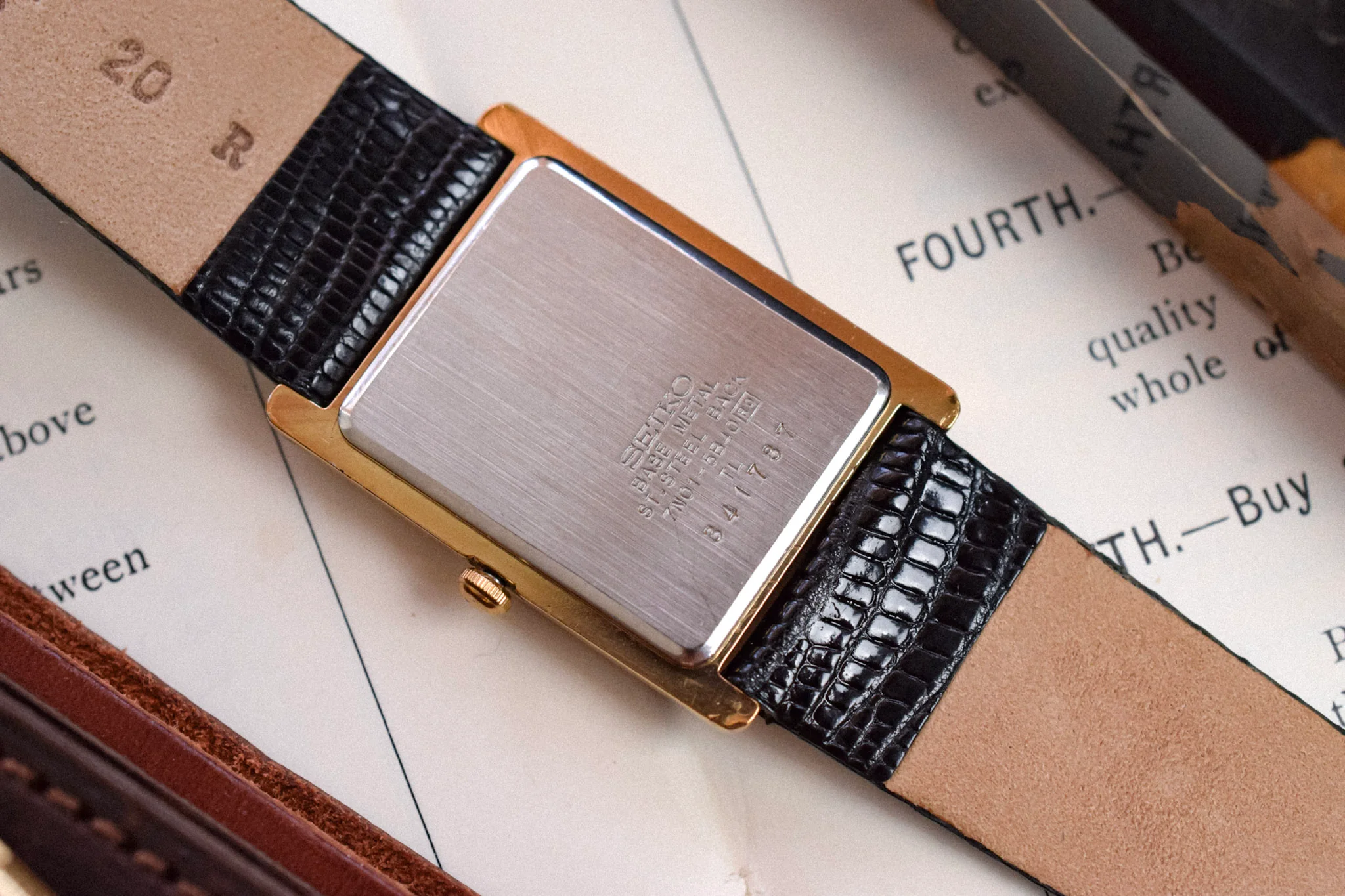 2003 Seiko Champagne Roman Tank - Image 11