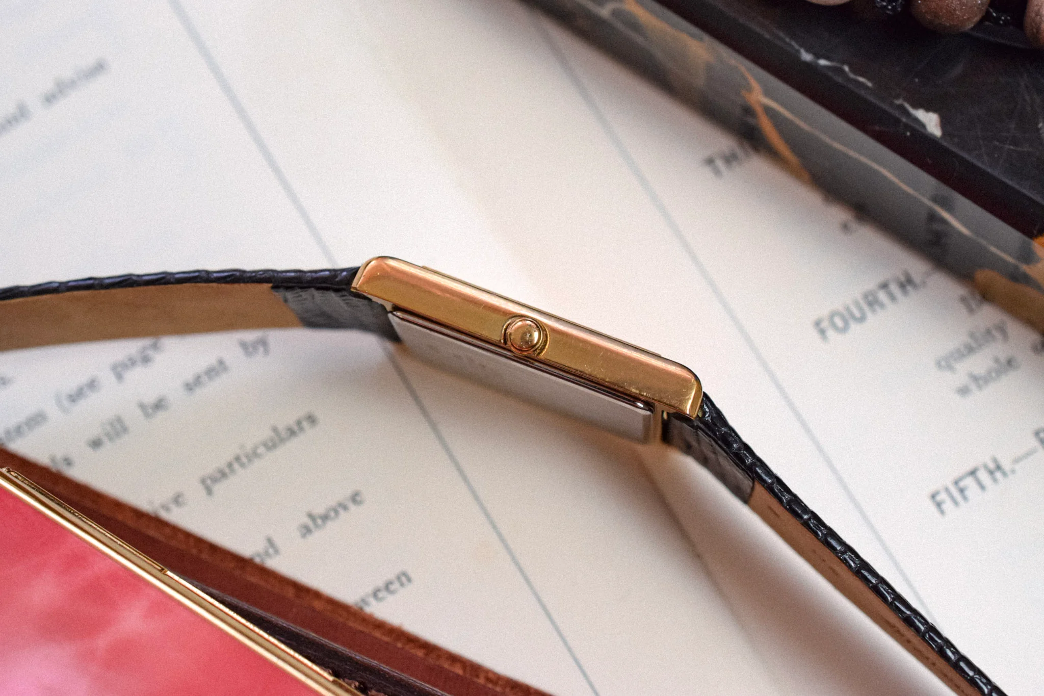 2003 Seiko Champagne Roman Tank - Image 4
