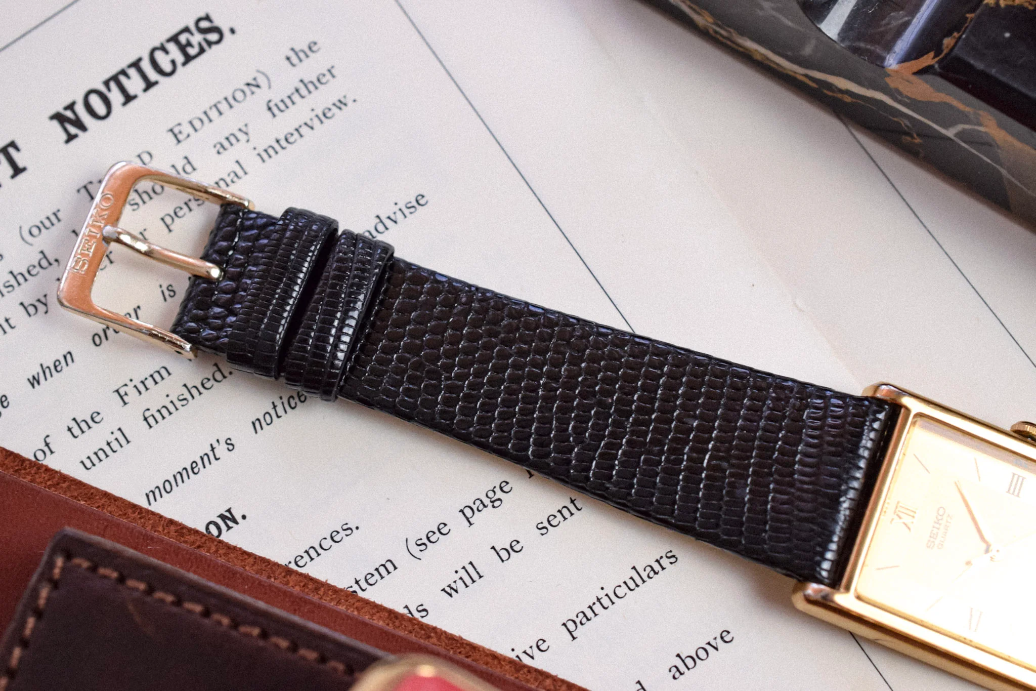 2003 Seiko Champagne Roman Tank - Image 6