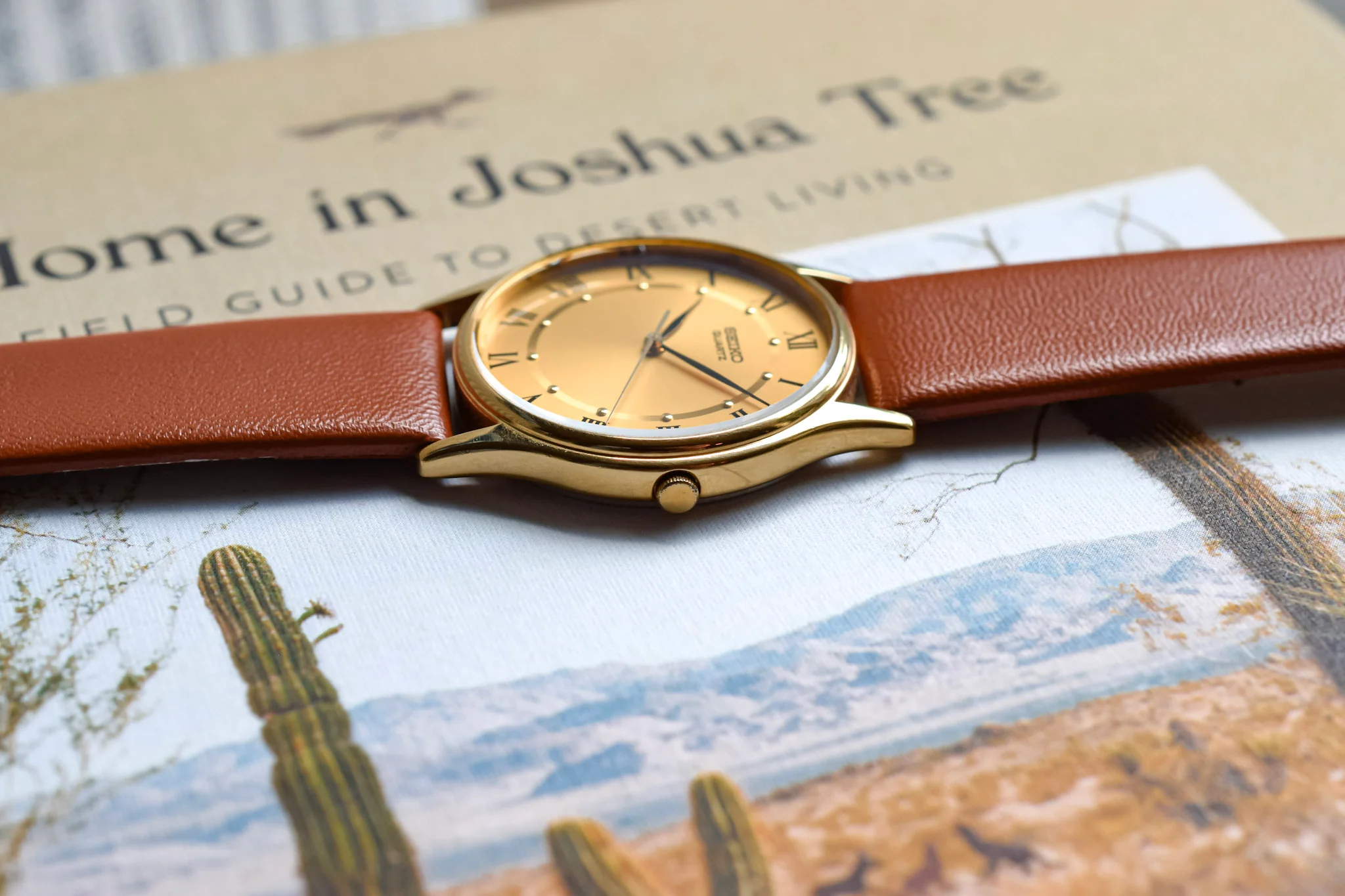 2003 Seiko Gold Tone Roman Dial - Image 4