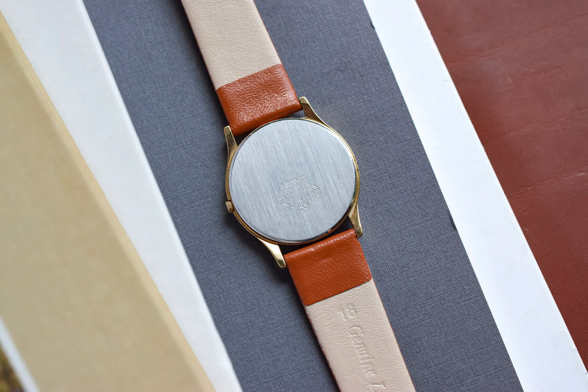 2003 Seiko Gold Tone Roman Dial - Image 6