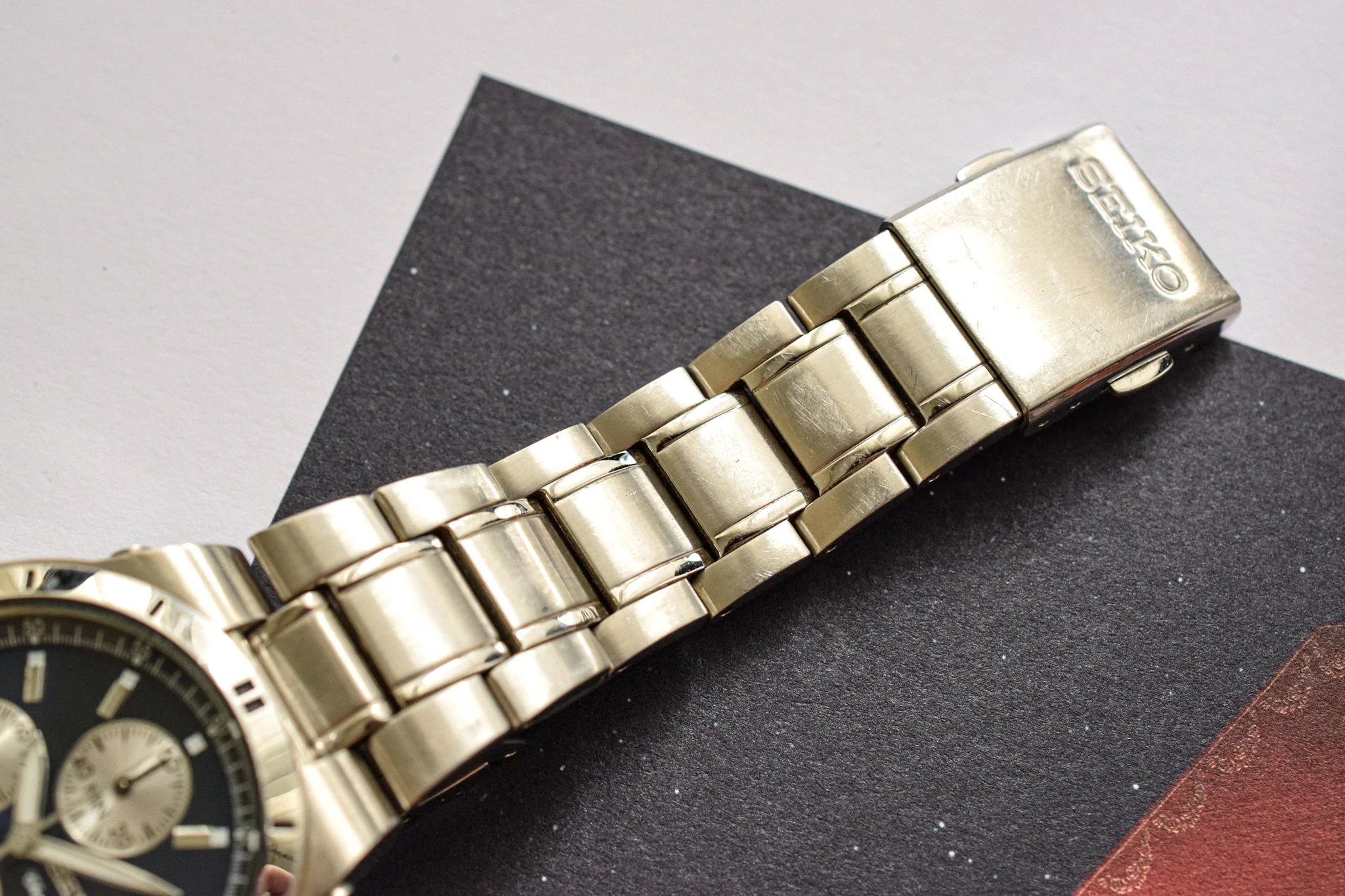 2006 Seiko Steel Blue Dial Chronograph - Image 7
