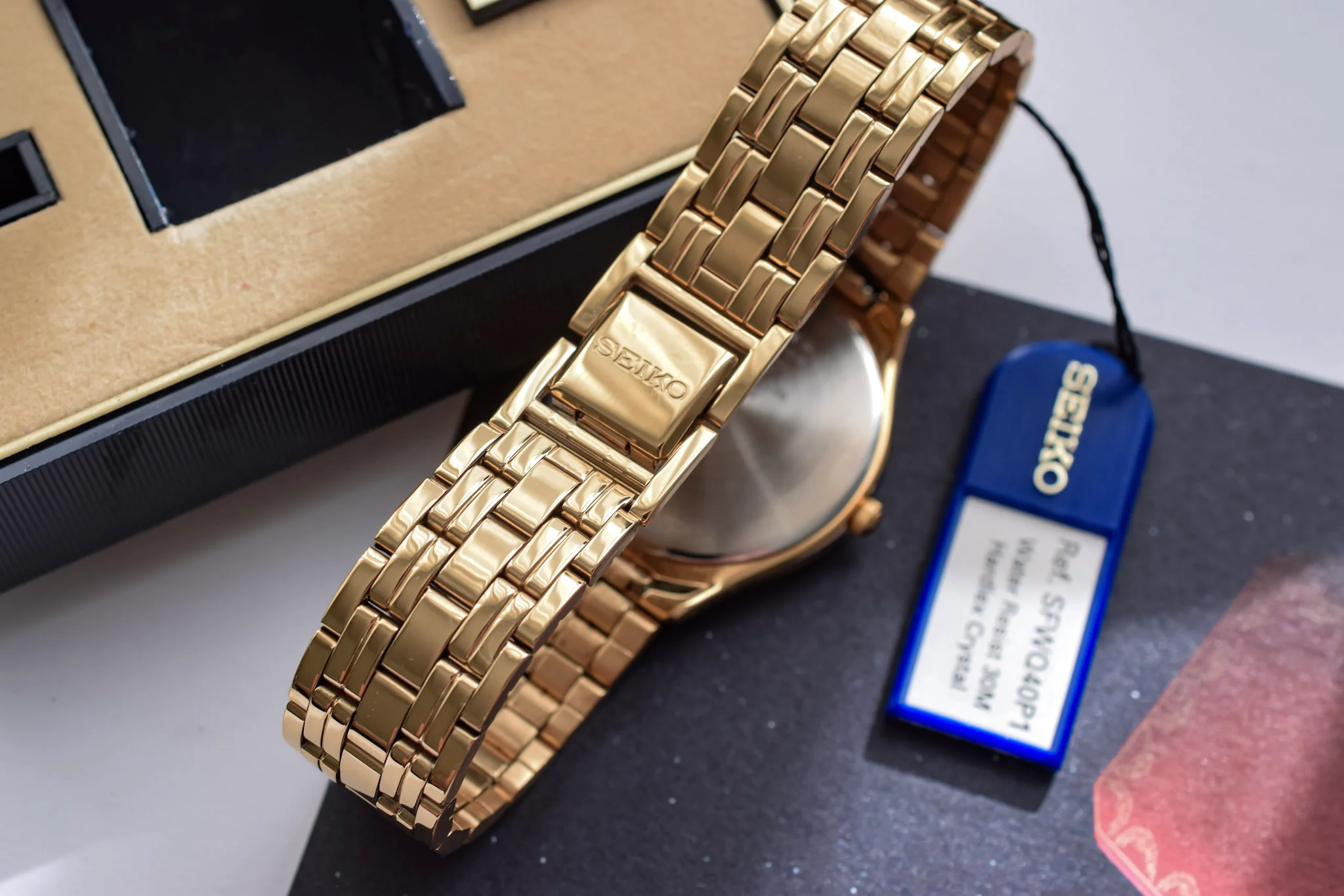 2009 Seiko Golden Sunray Calatrava - New Old Stock - Image 7
