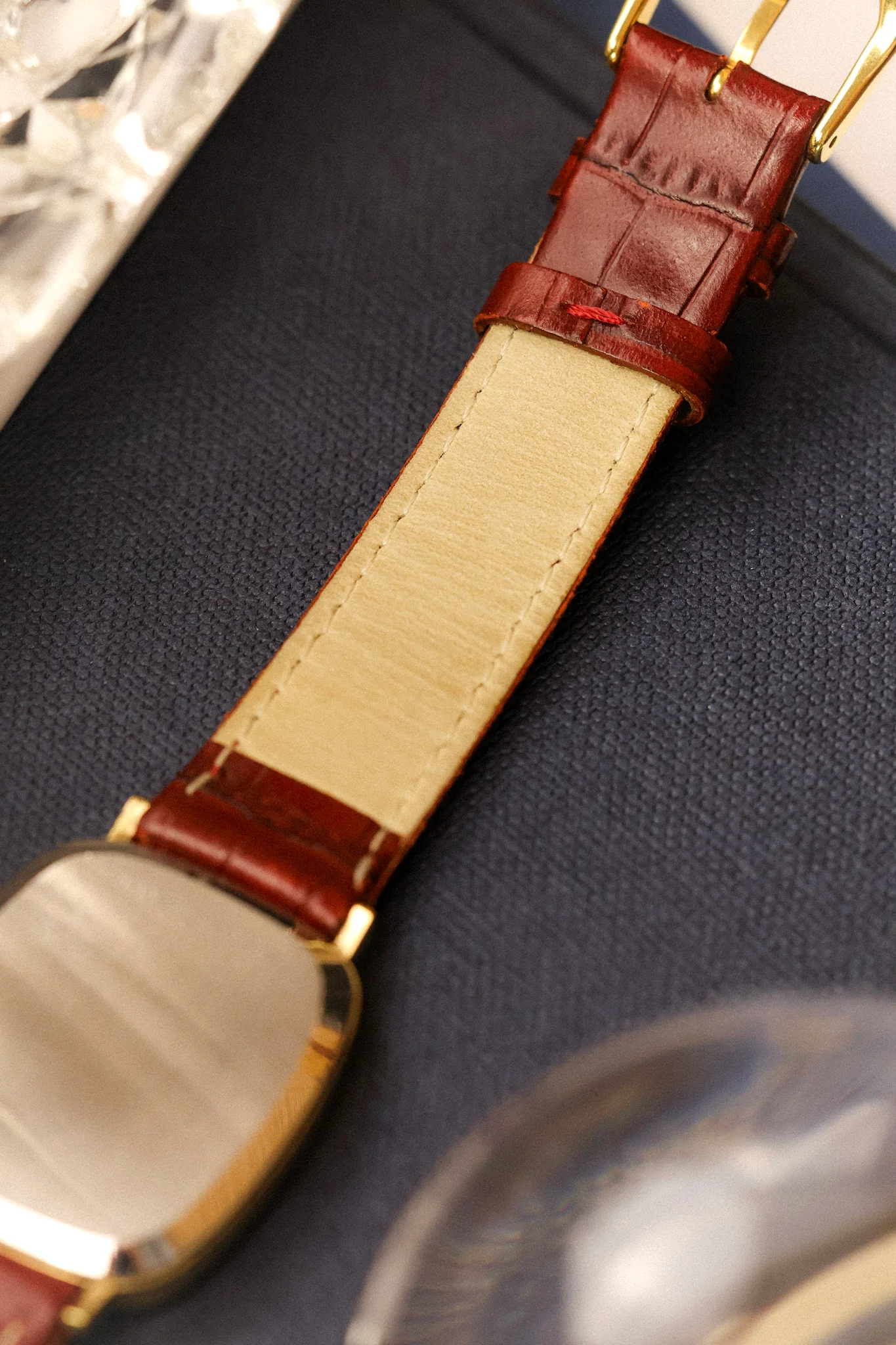 70s Longines Mechanical Linen Faberge - Image 10