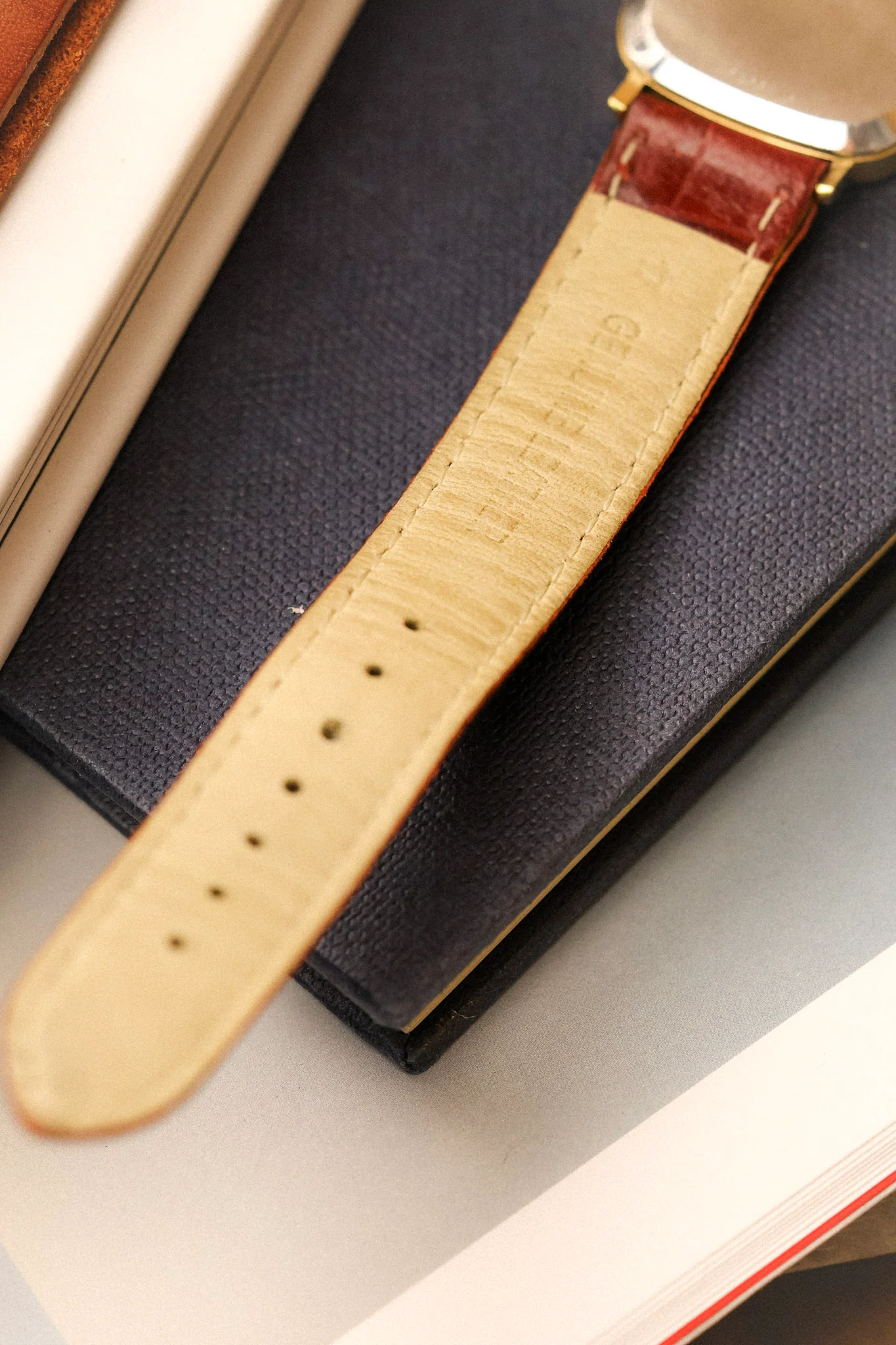 70s Longines Mechanical Linen Faberge - Image 11
