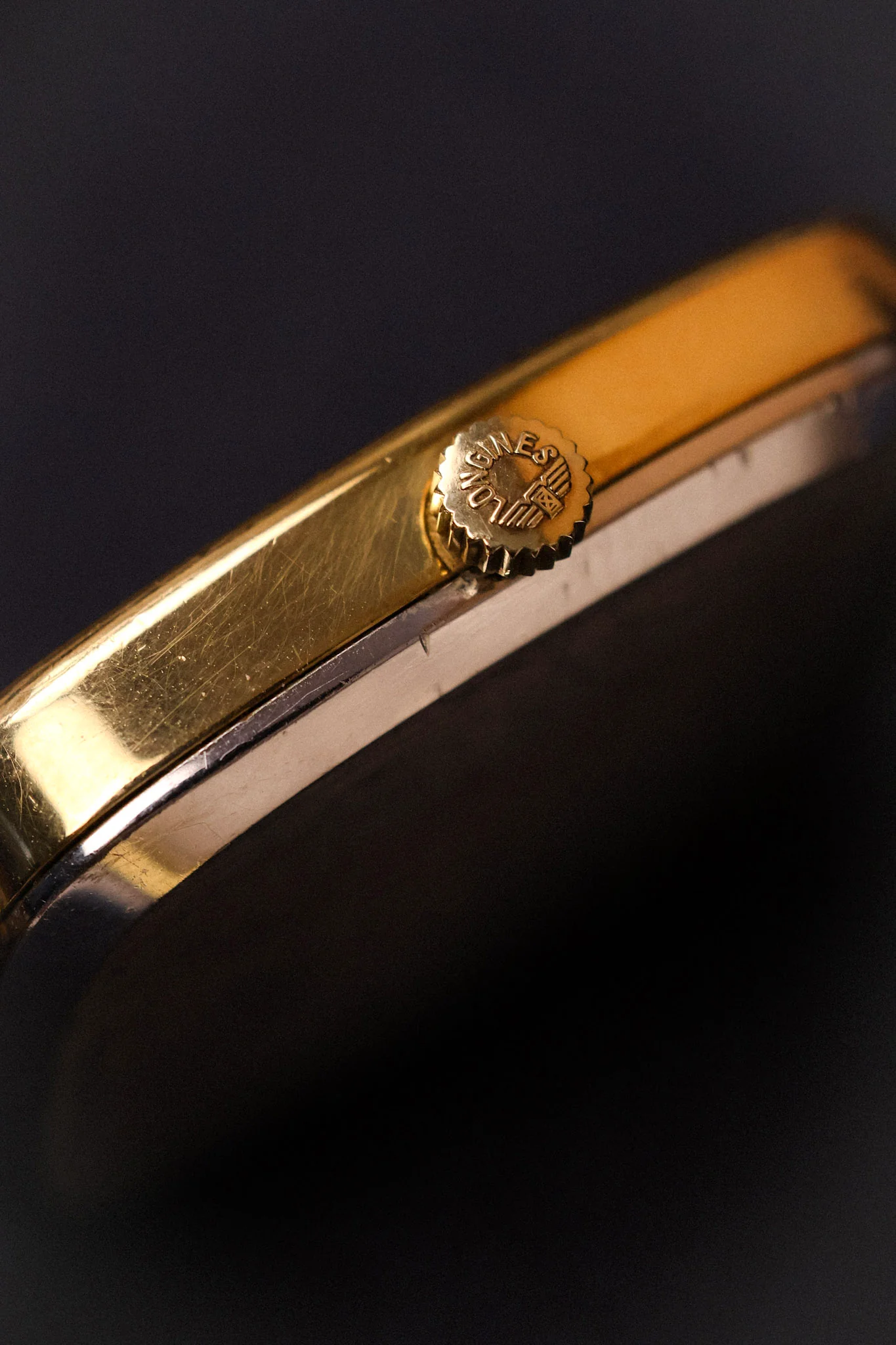 70s Longines Mechanical Linen Faberge - Image 6