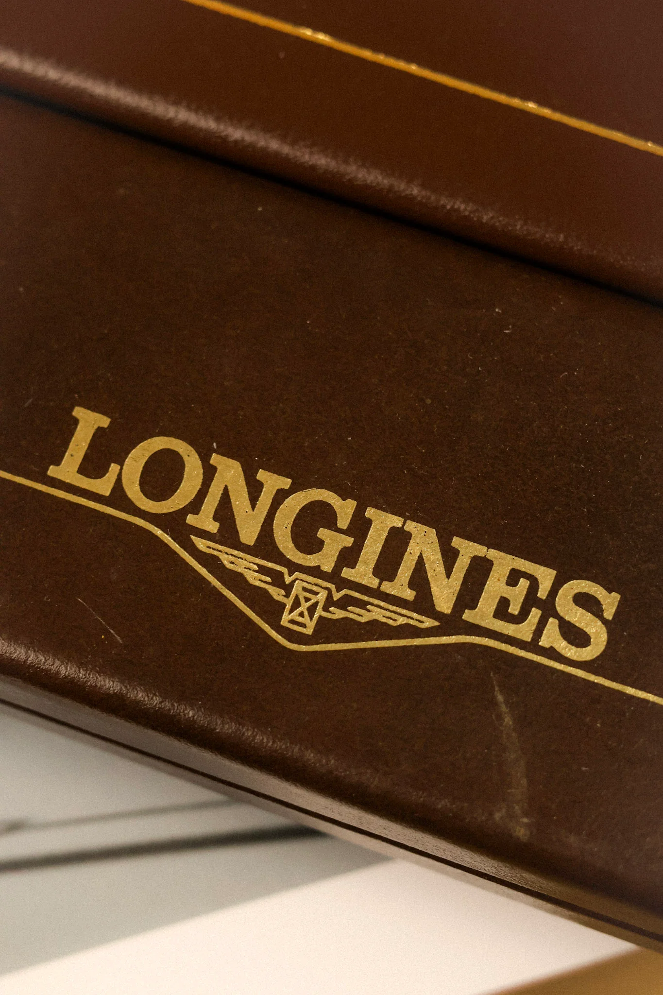 70s Longines Mechanical Linen Tonneau - In Box - Image 19