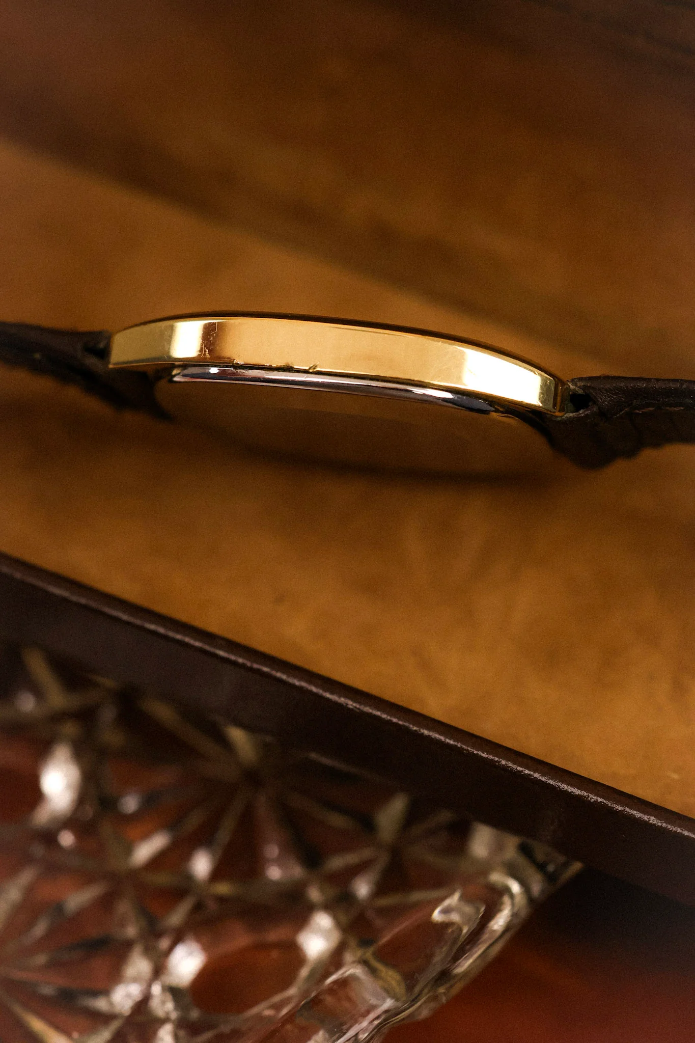 70s Longines Mechanical Linen Tonneau - In Box - Image 8