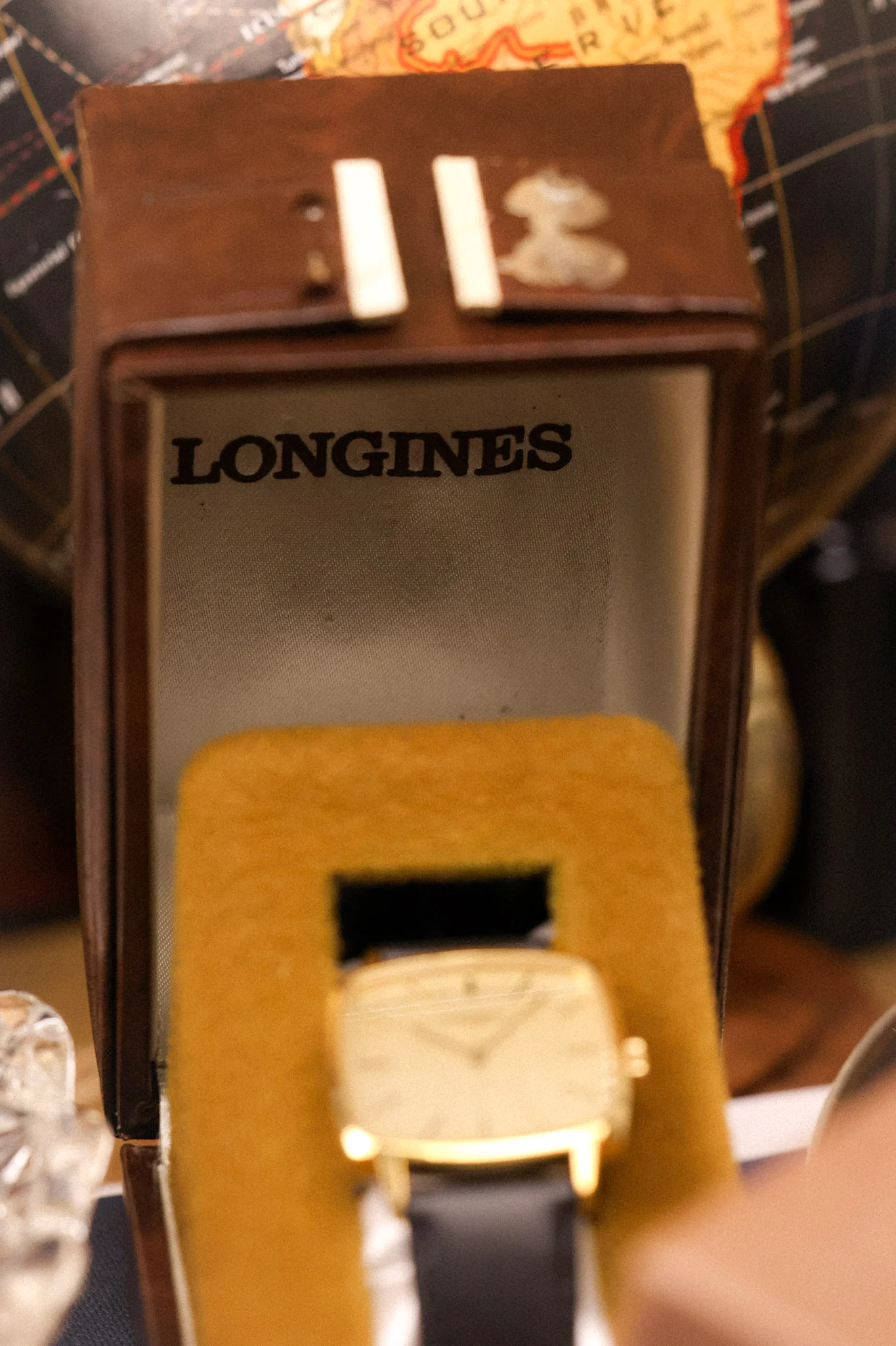 70s Longines Mechanical Linen TV - In Box - Image 12