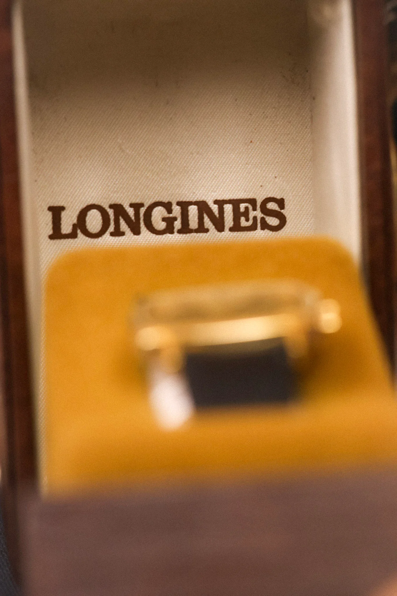 70s Longines Mechanical Linen TV - In Box - Image 13