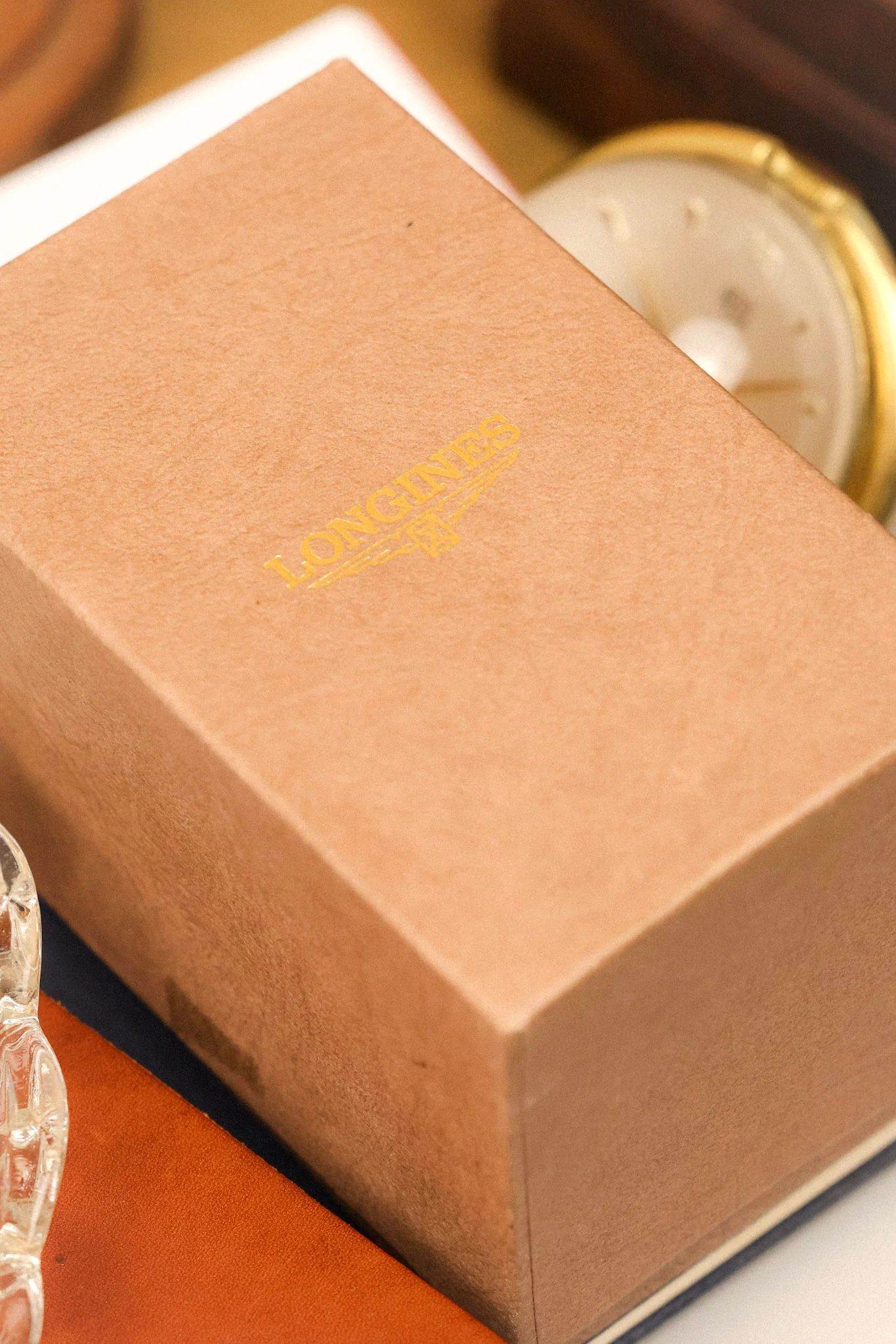 70s Longines Mechanical Linen TV - In Box - Image 14
