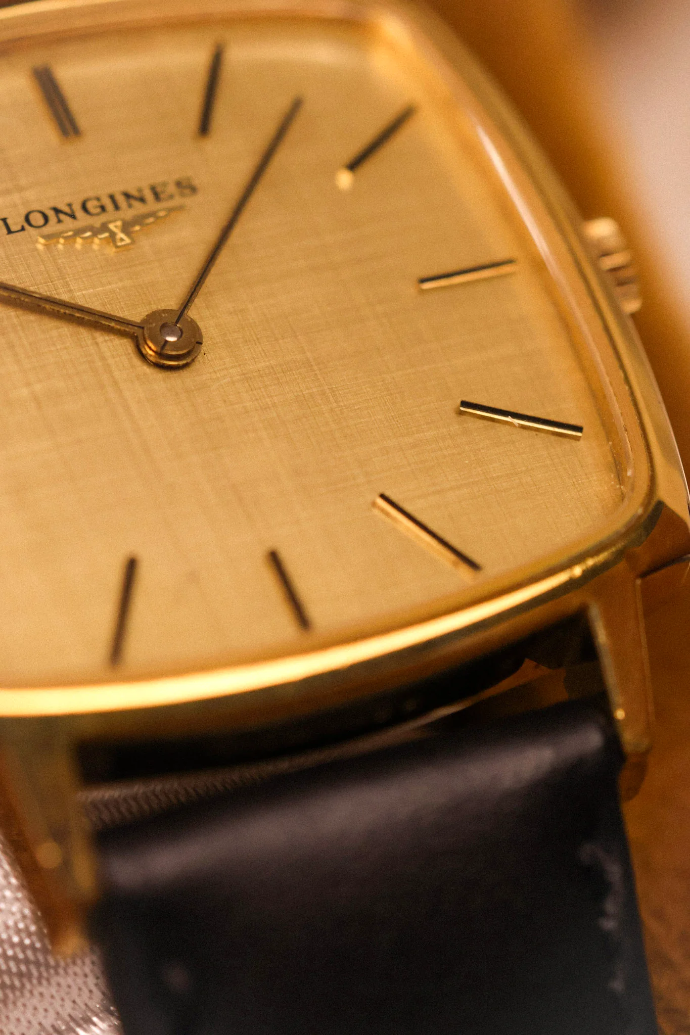 70s Longines Mechanical Linen TV - In Box - Image 3