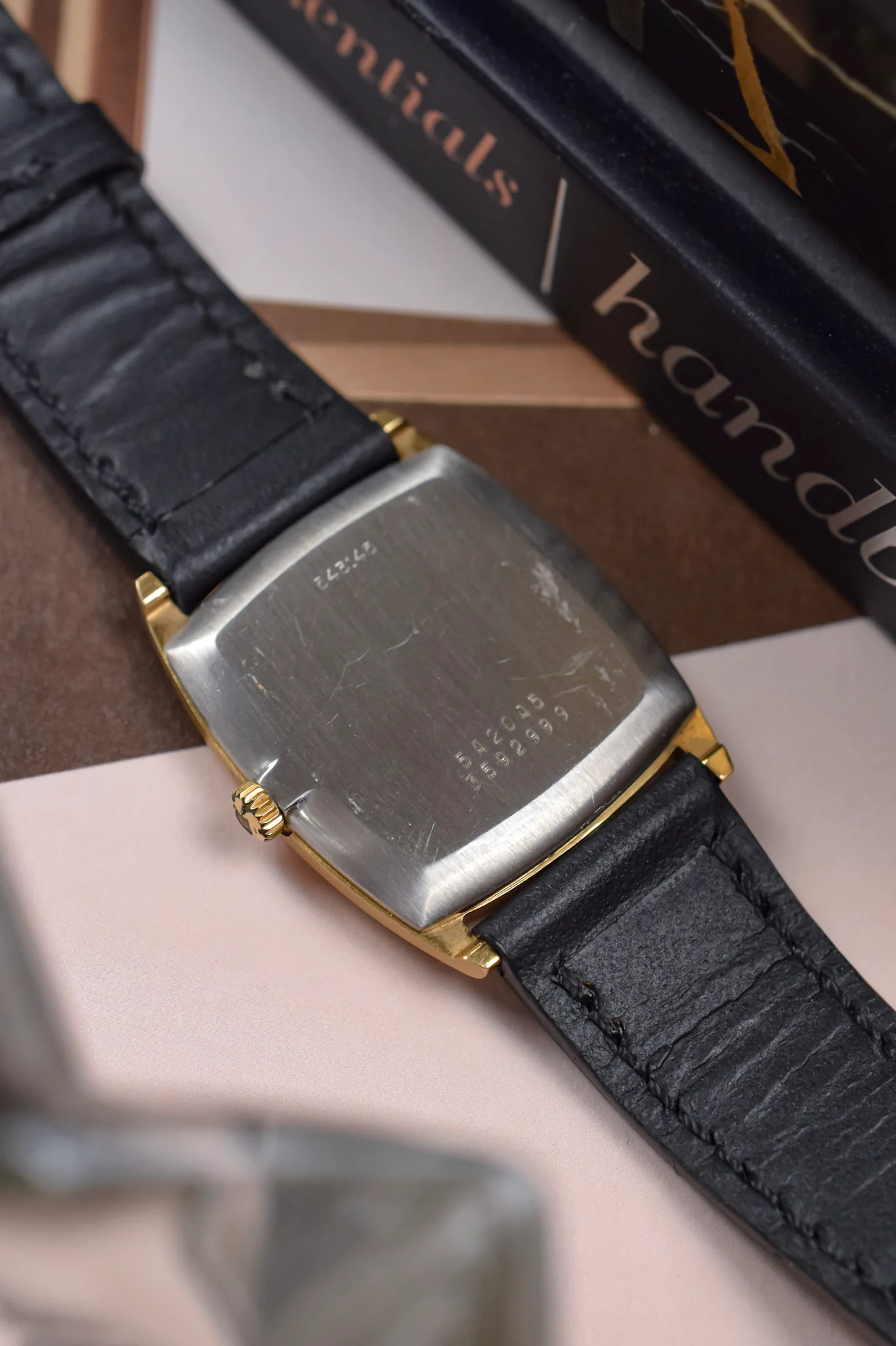 70s Mechanical Universal Geneve Dark Ghost Tonneau - Image 8