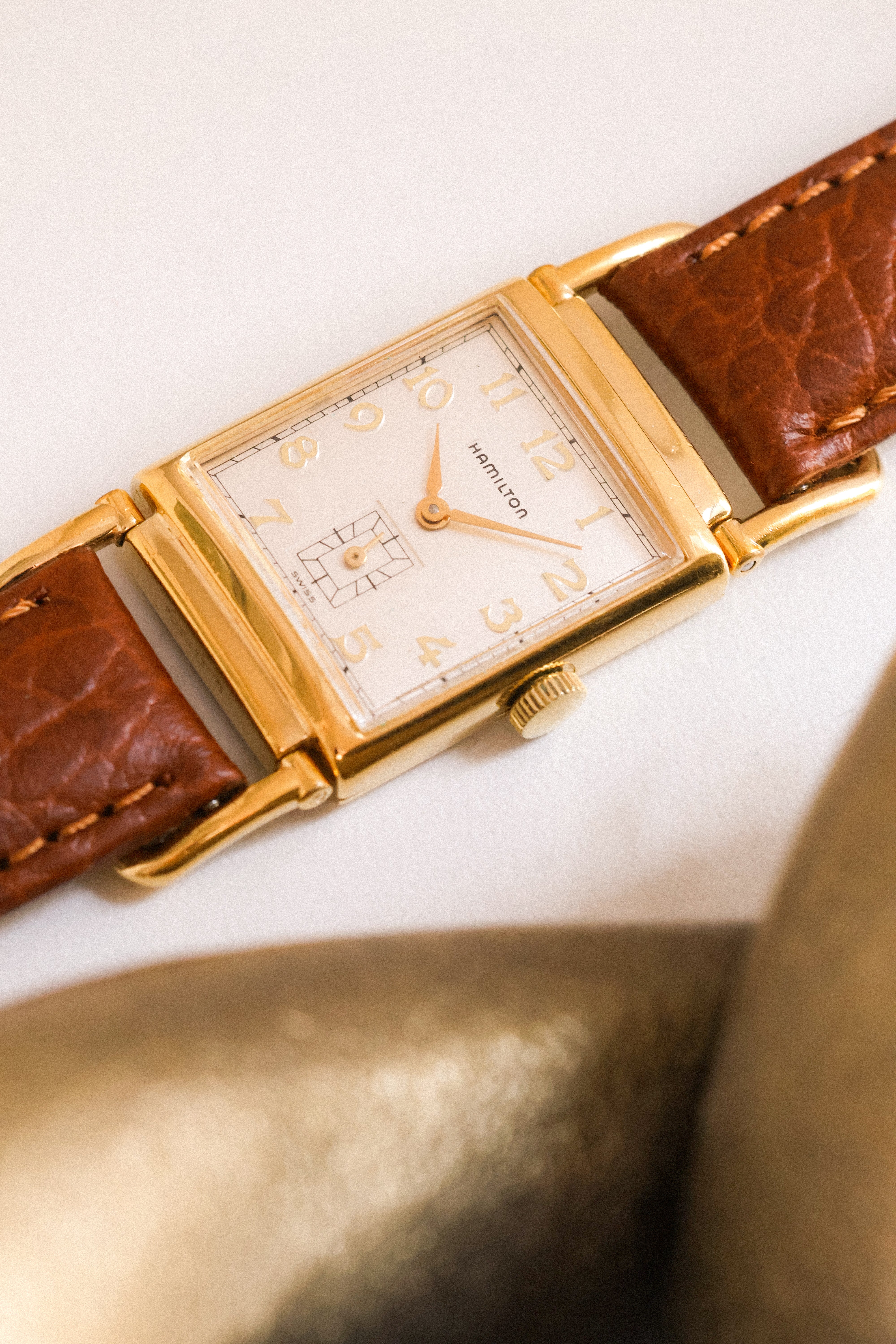 80’s Hamilton Wilshire - Registered Edition - 18K Gold Electro Plated - Image 3