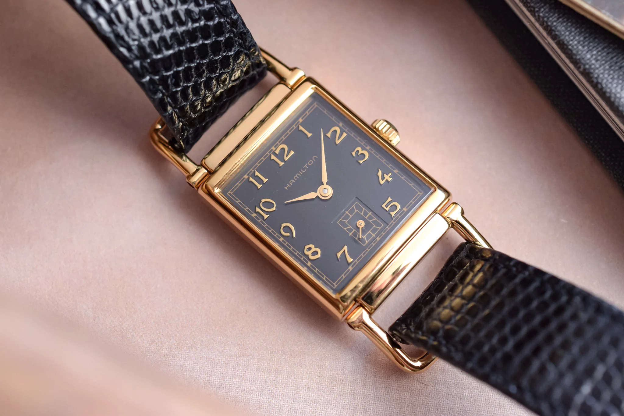 80s Hamilton Gilt Dial Wilshire Registered Edition - Image 3