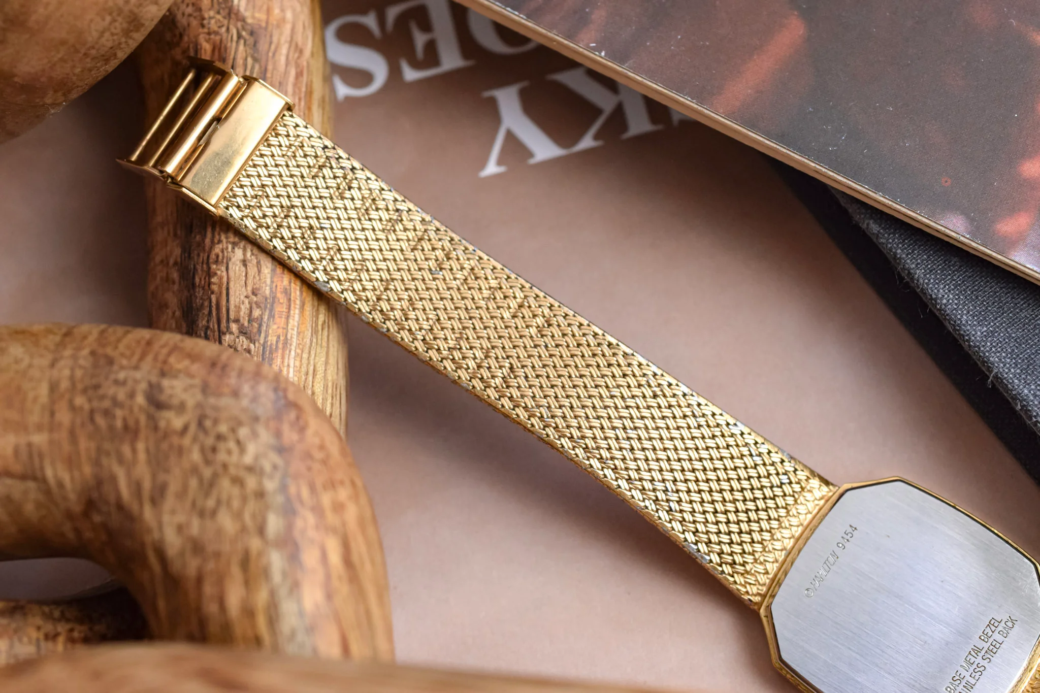 80s Hamilton Golden Lattice Diamond Saville - Image 12