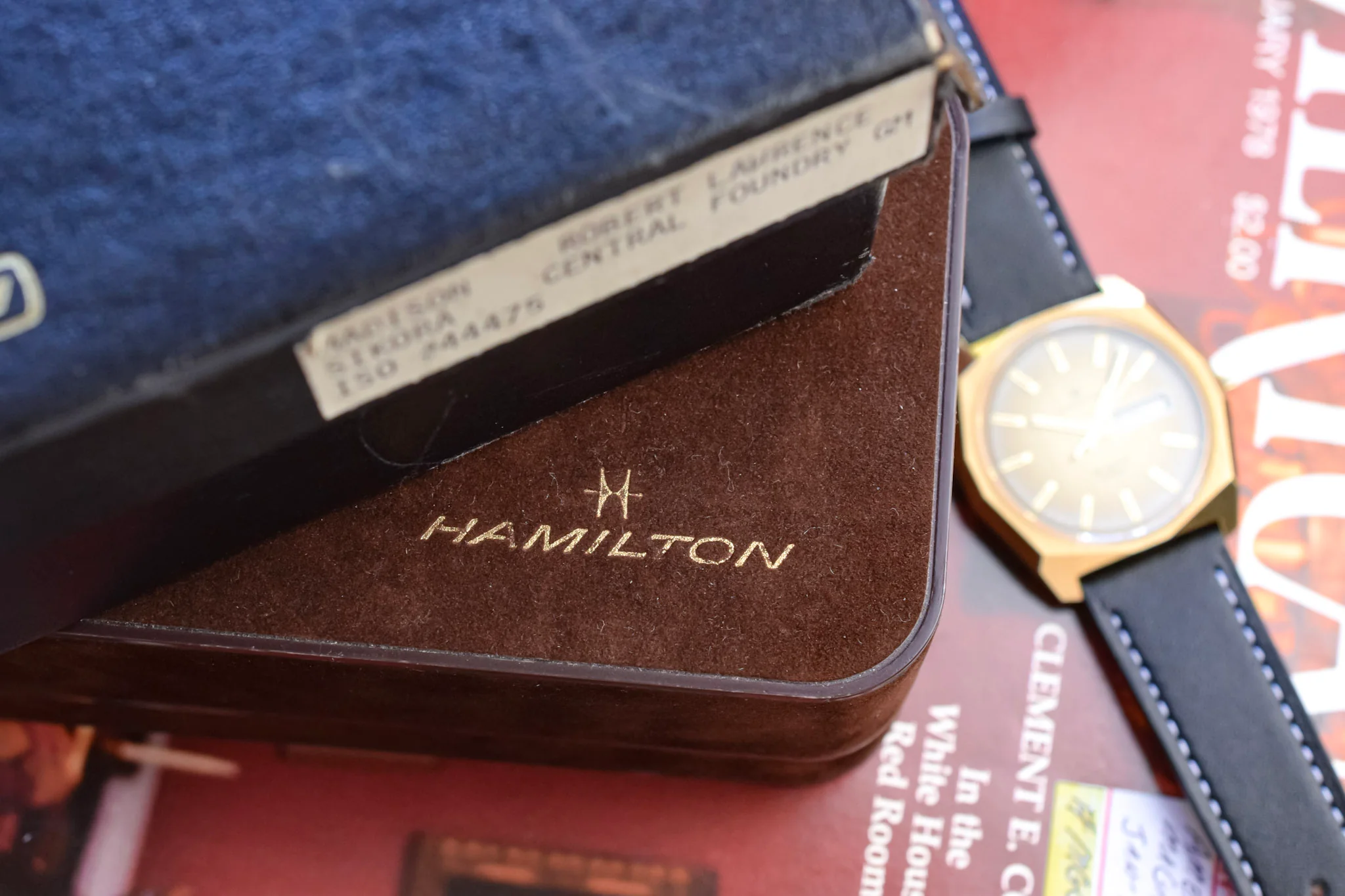 80s Hamilton Octo Day-Date in Box - GM Award - Image 10