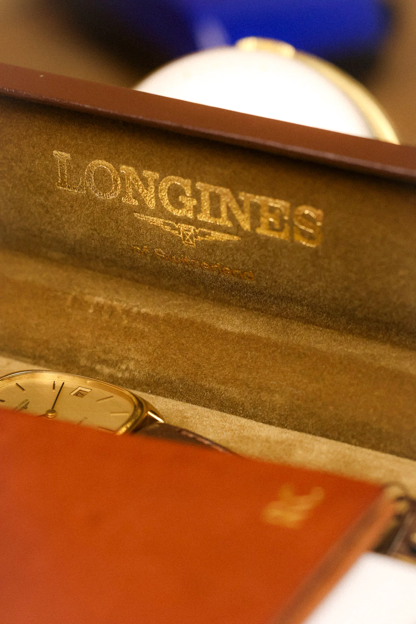 80s Longines Quartz Linen Calendar Ellipse - Full Set - Image 16