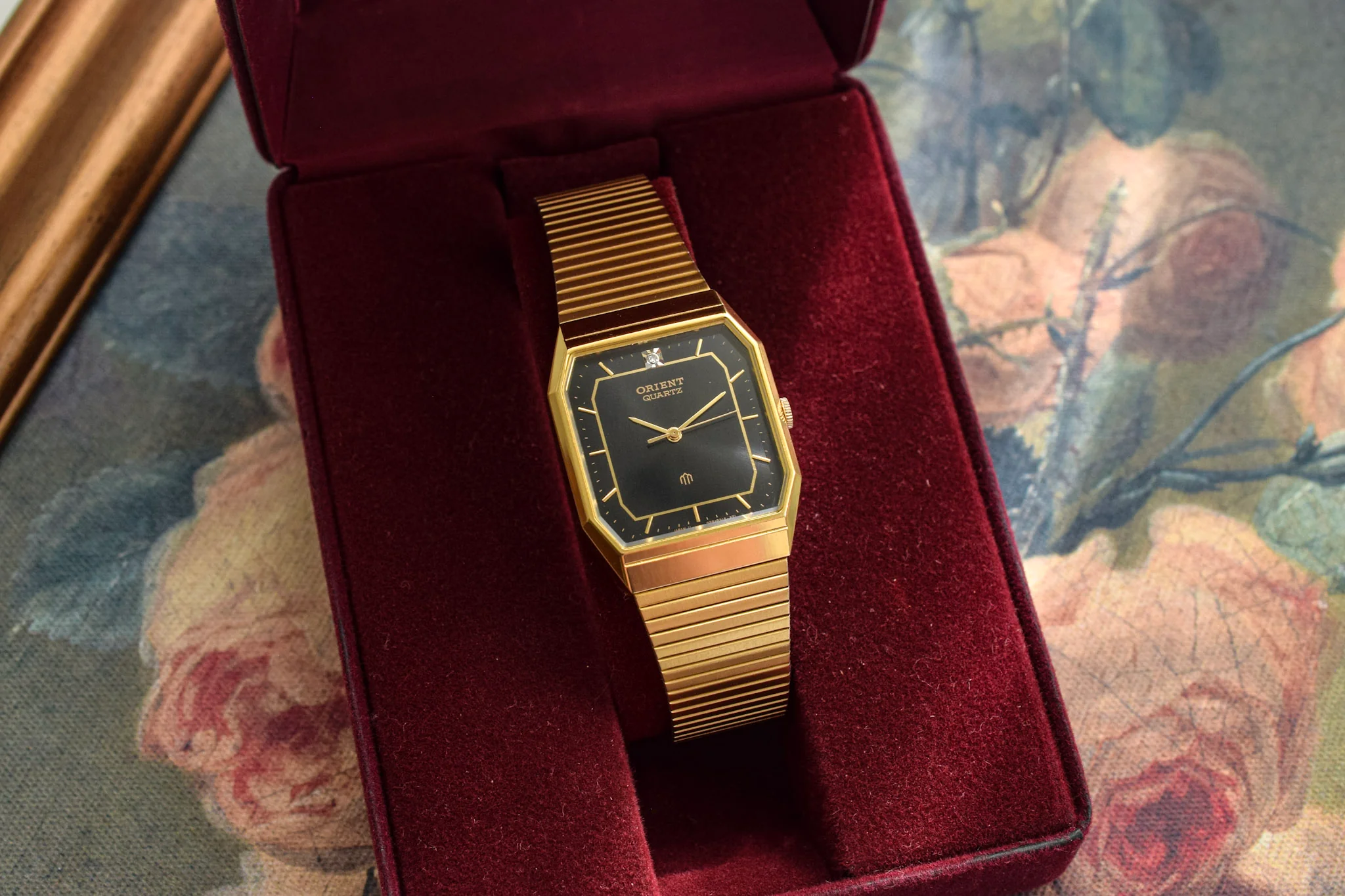 '80s Orient Black Dial Octo - In Box - Image 3