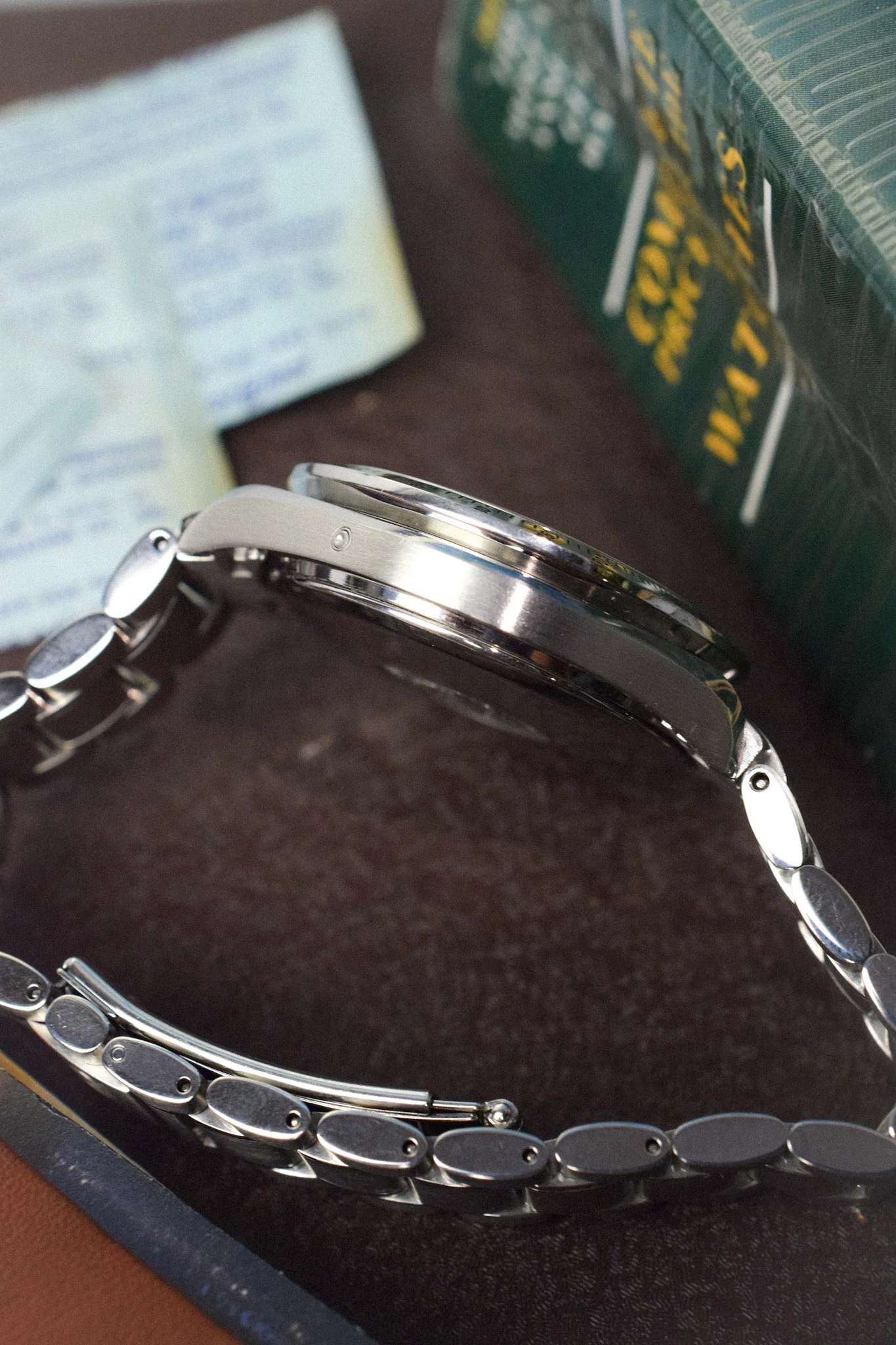 90s Omega Speedmaster Silver Triple Calendar - Image 13