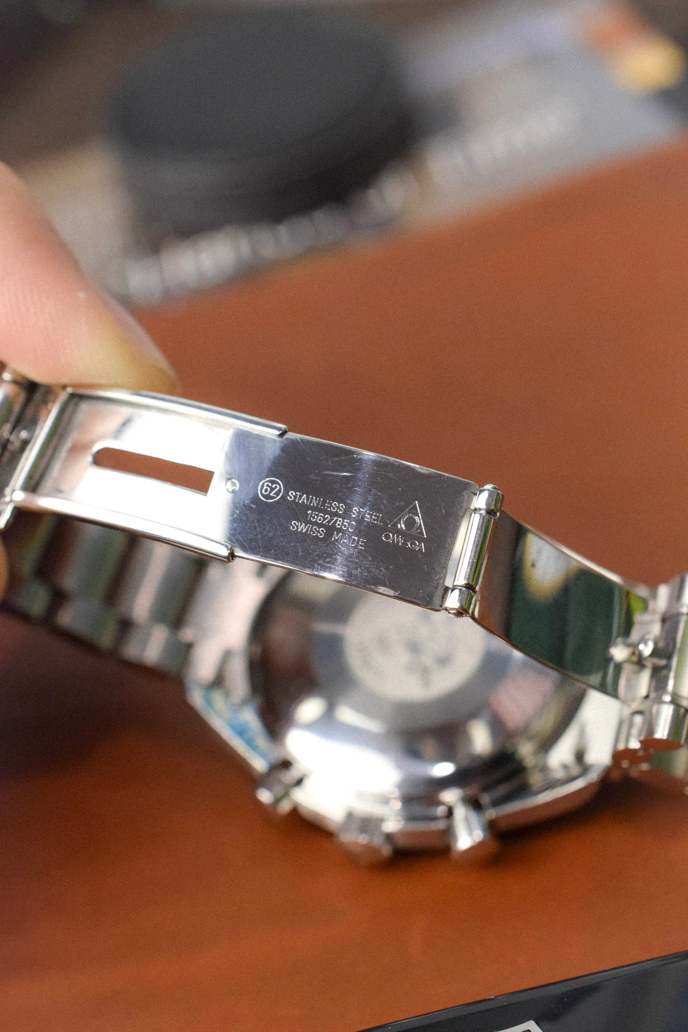 90s Omega Speedmaster Silver Triple Calendar - Image 16