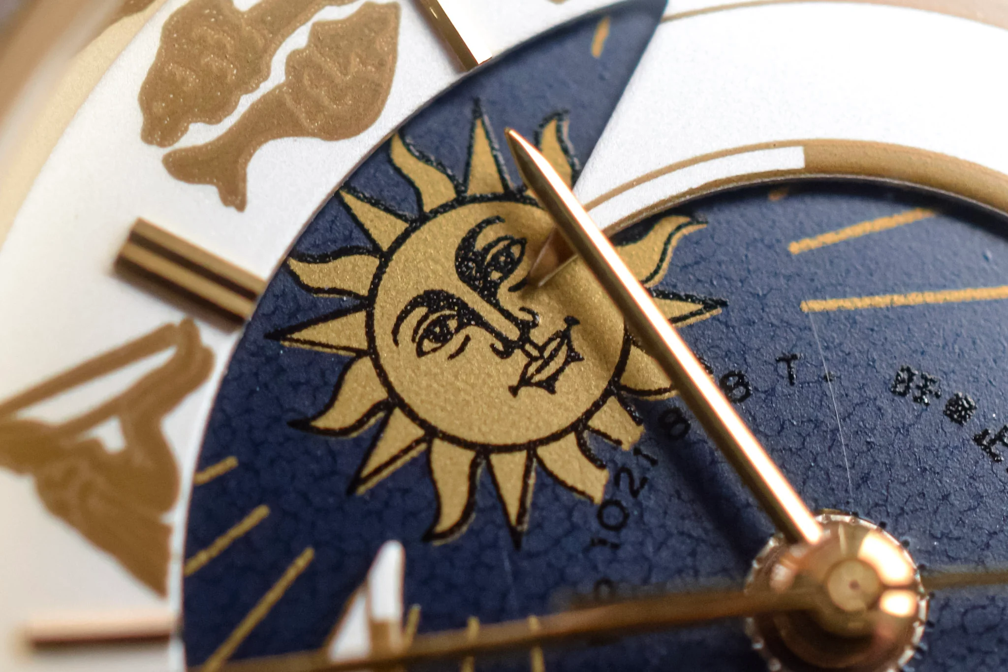 Gruen Precision Stepped Bezel Zodiac Sign Day & Night - Image 7