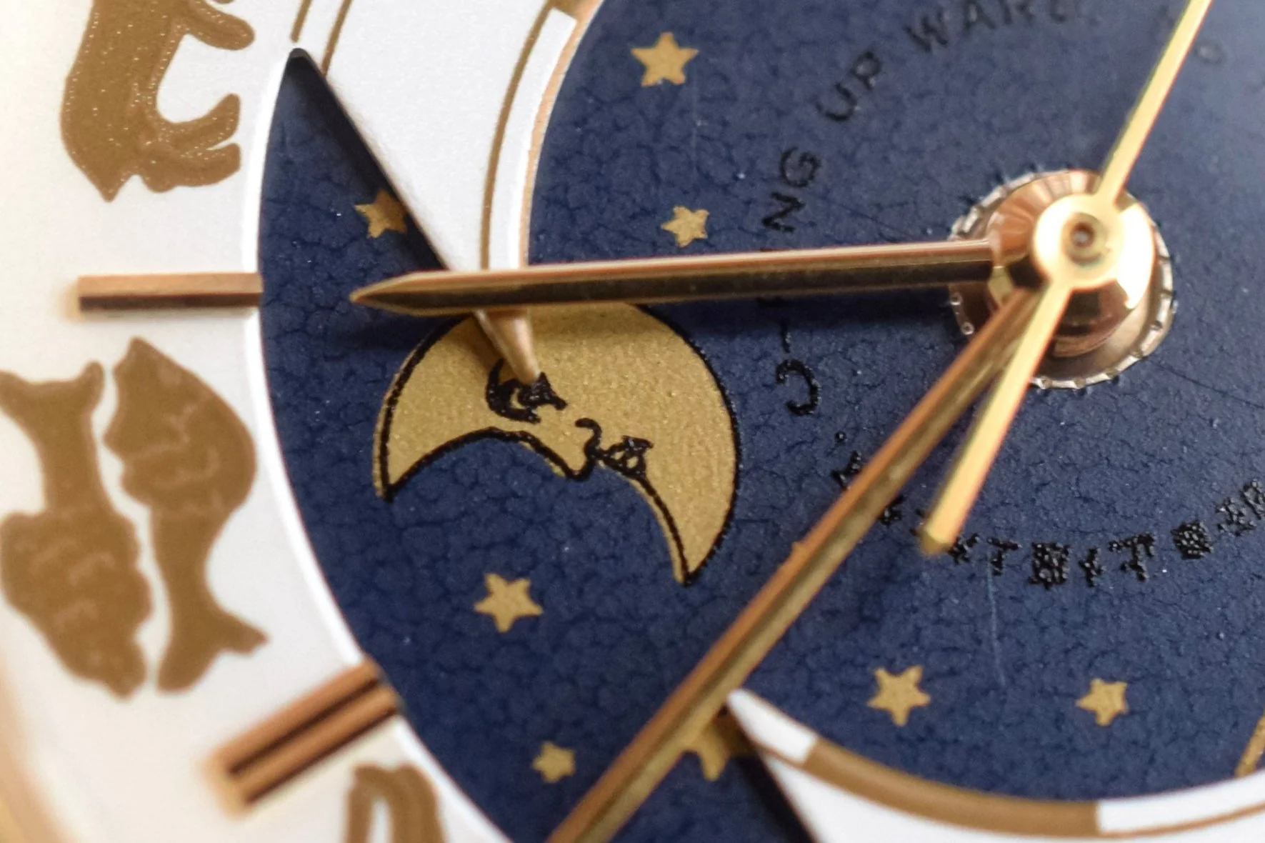 Gruen Precision Stepped Bezel Zodiac Sign Day & Night - Image 8
