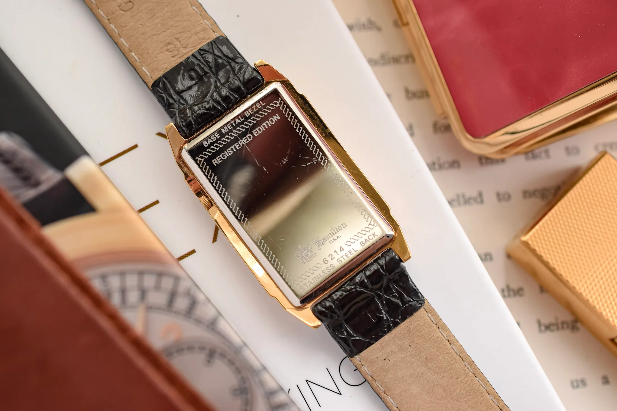 Hamilton Gilt Dial Seckron Registered Edition - Image 10