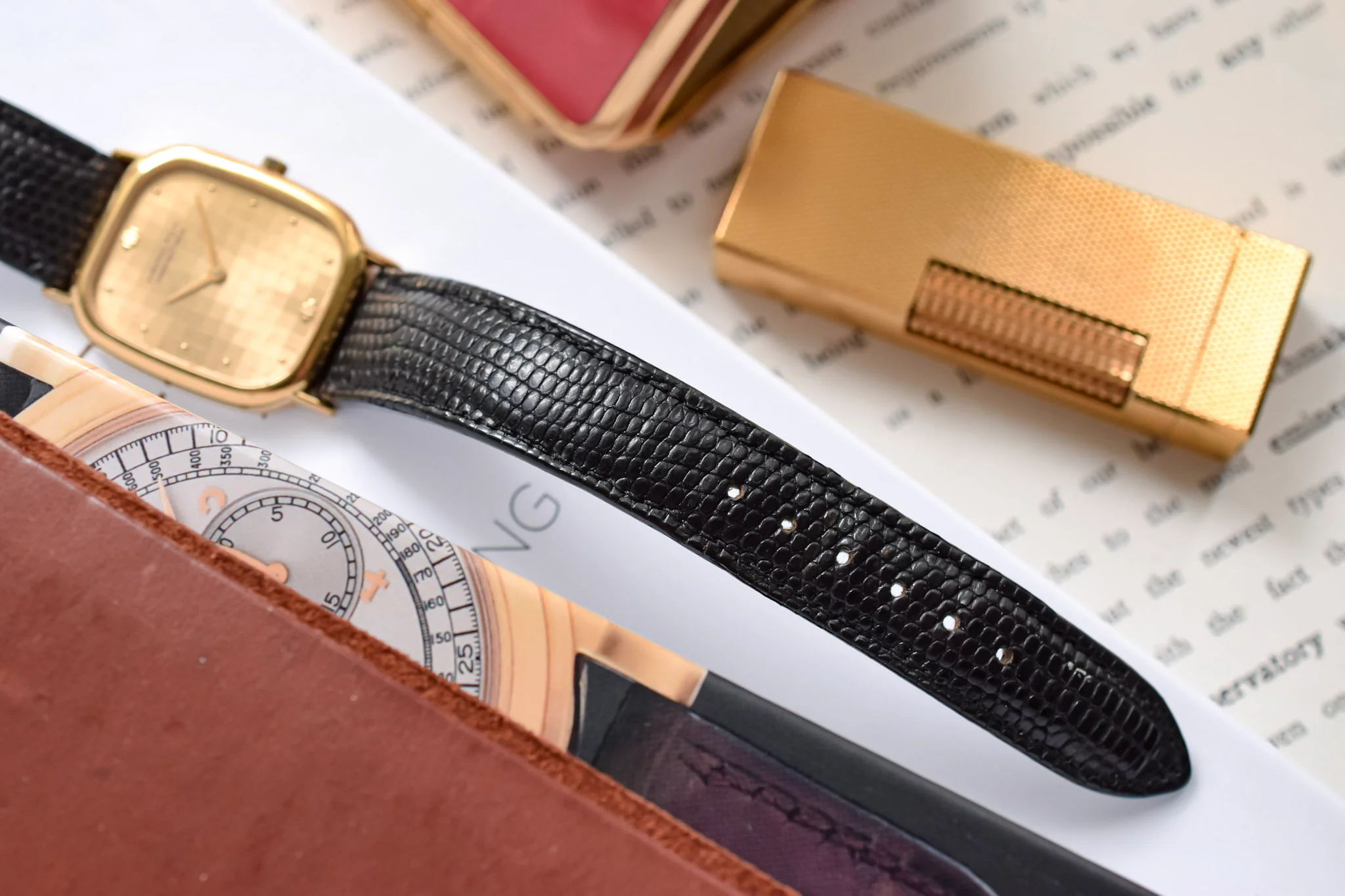 Hamilton Masterpiece Checkered Dial Ellipse - GM Award - Image 7