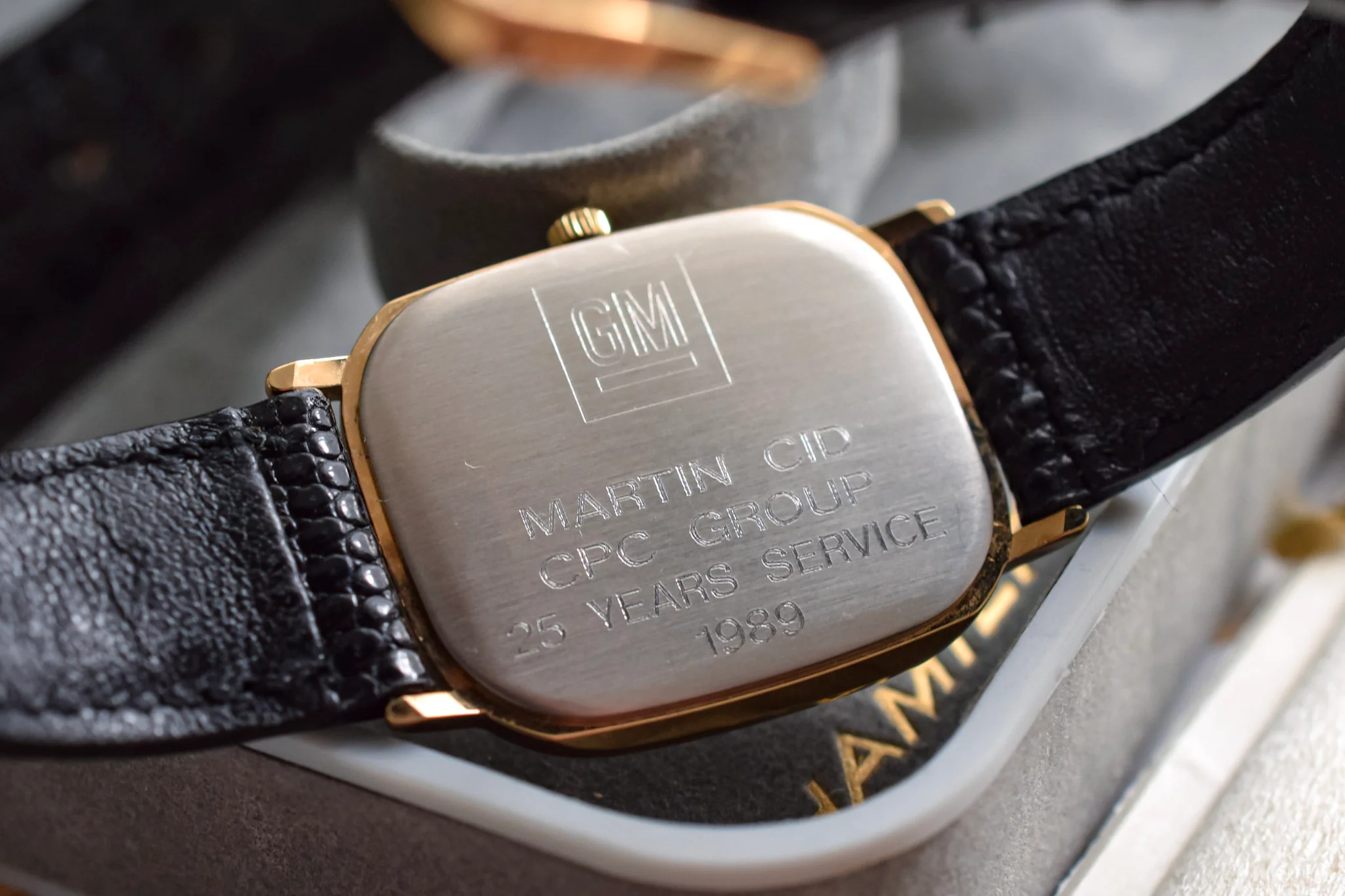Hamilton Masterpiece Checkered Dial - GM Award - Image 6