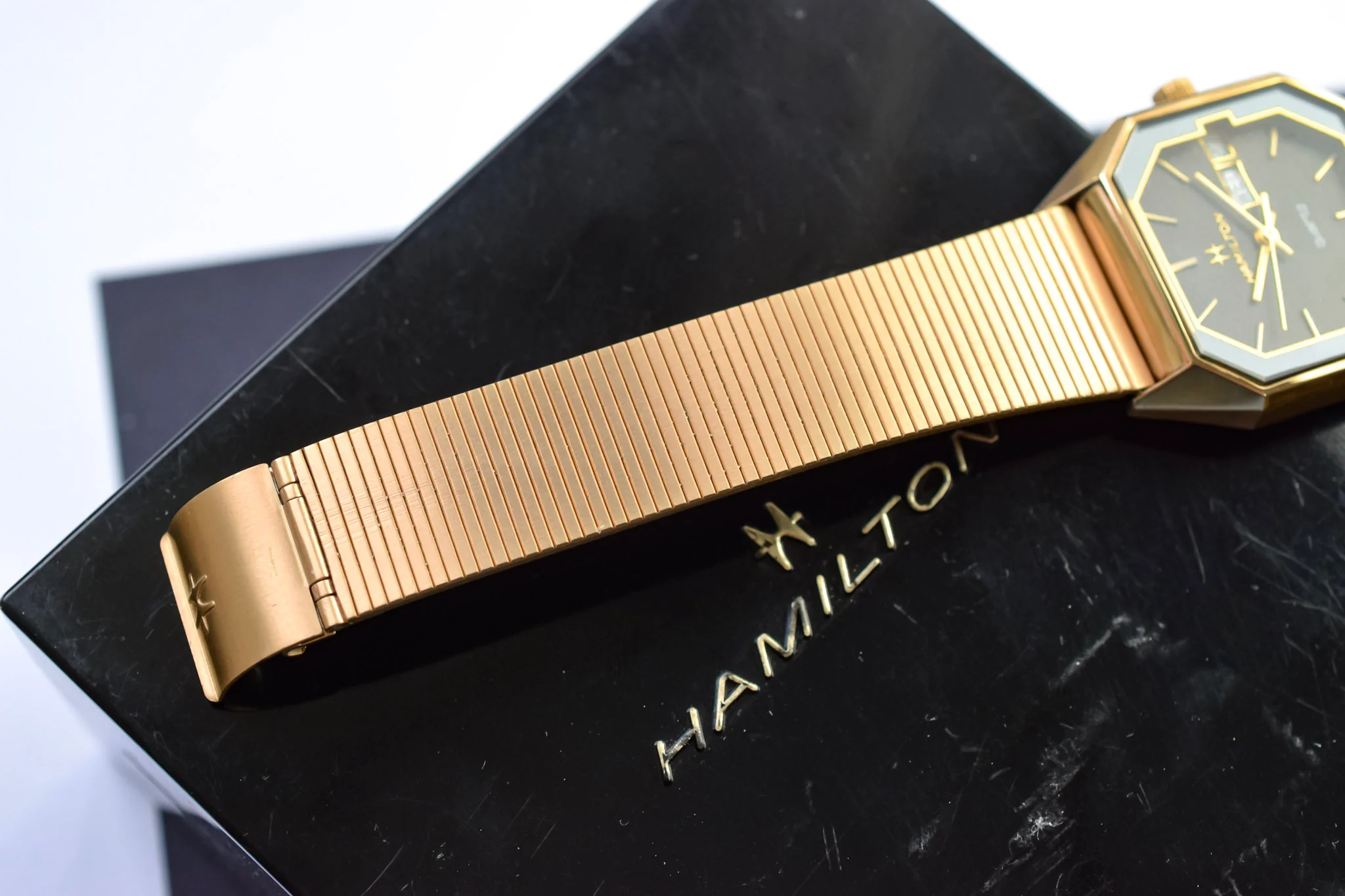 Hamilton Monroe Gilt Octo - New Old Stock - Image 4
