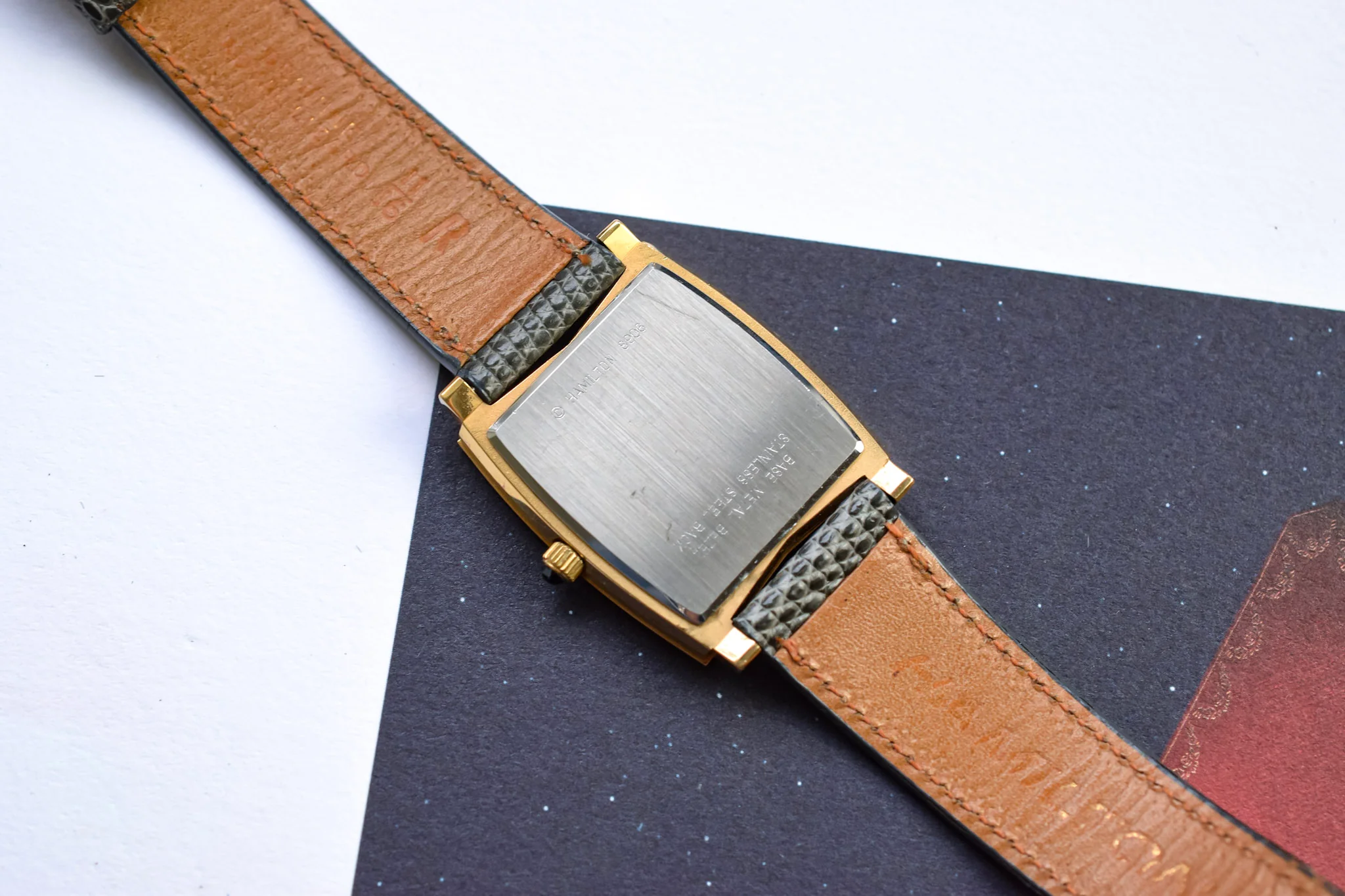 Hamilton Retro Diamond Dial Tank - Image 10