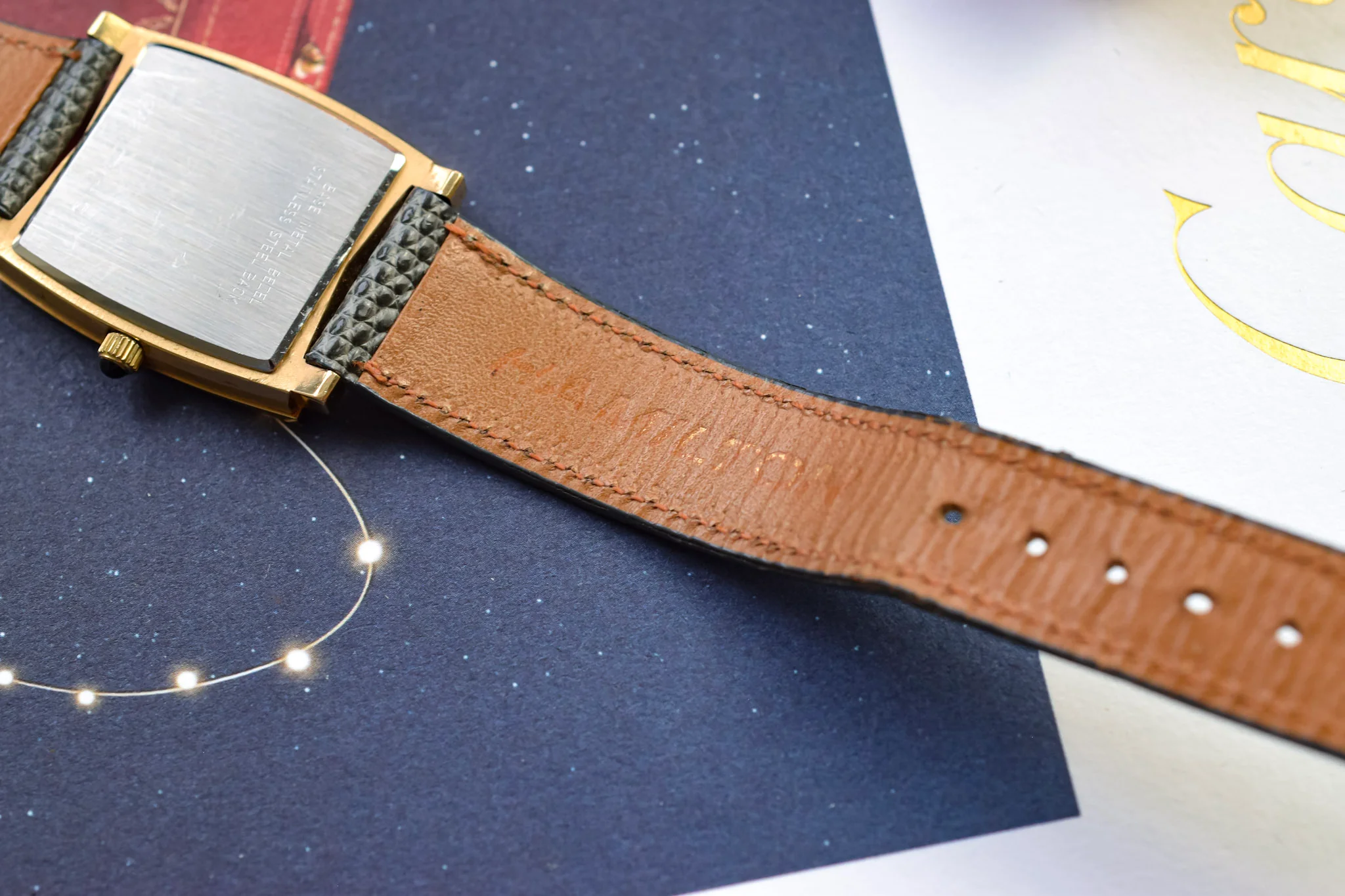 Hamilton Retro Diamond Dial Tank - Image 5
