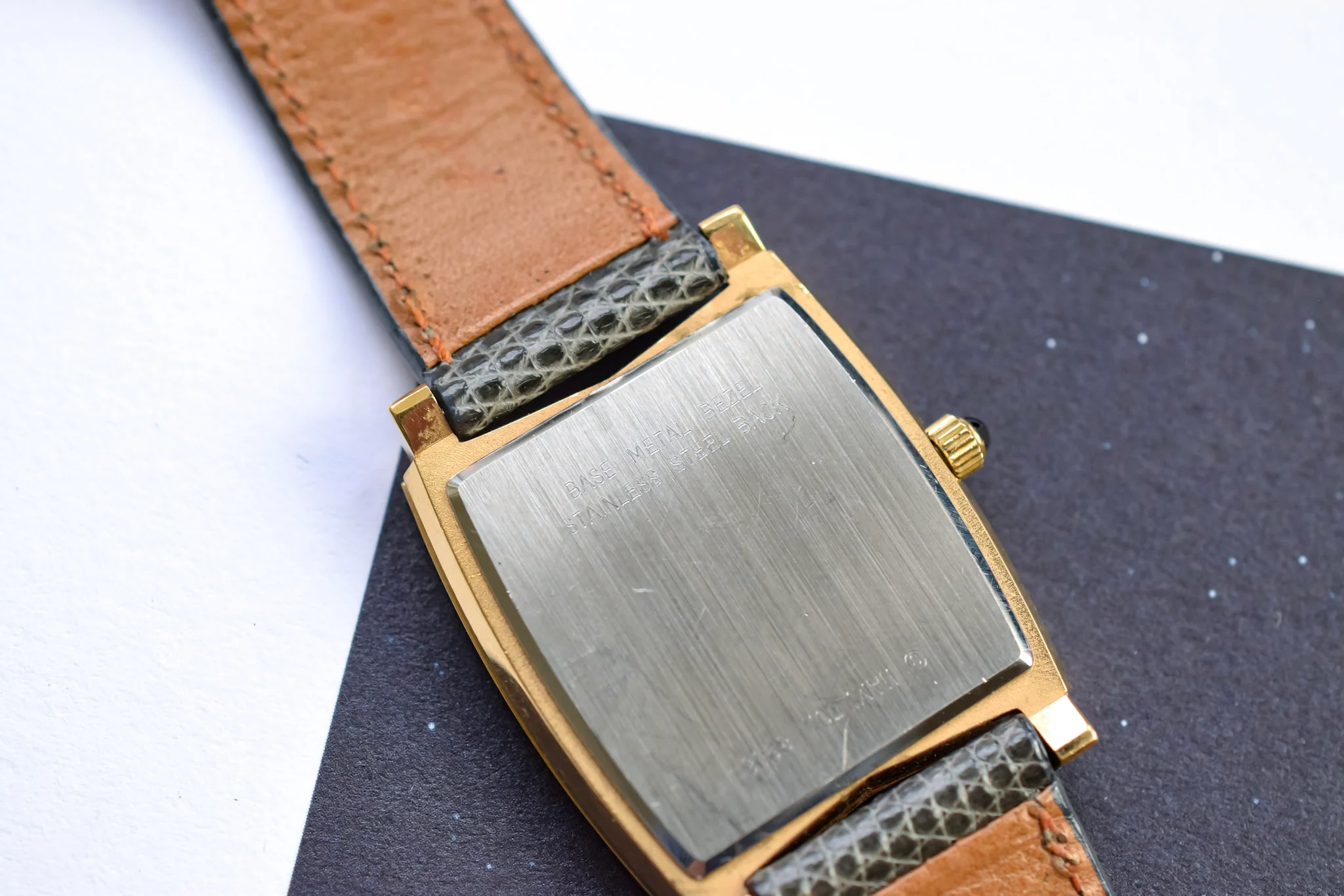 Hamilton Retro Diamond Dial Tank - Image 7