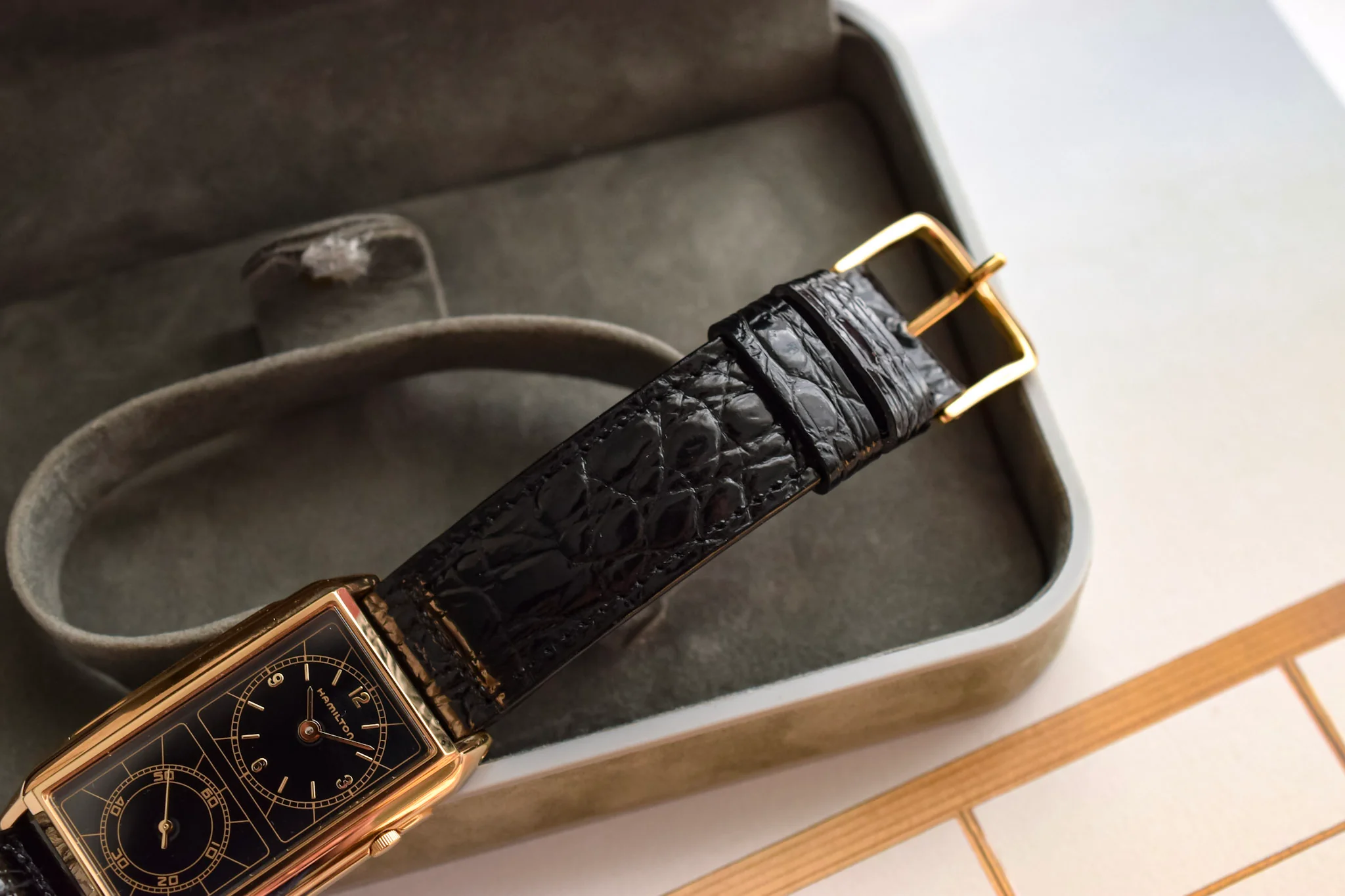 Hamilton Seckron Registered Edition - Gilt Dial - Image 5