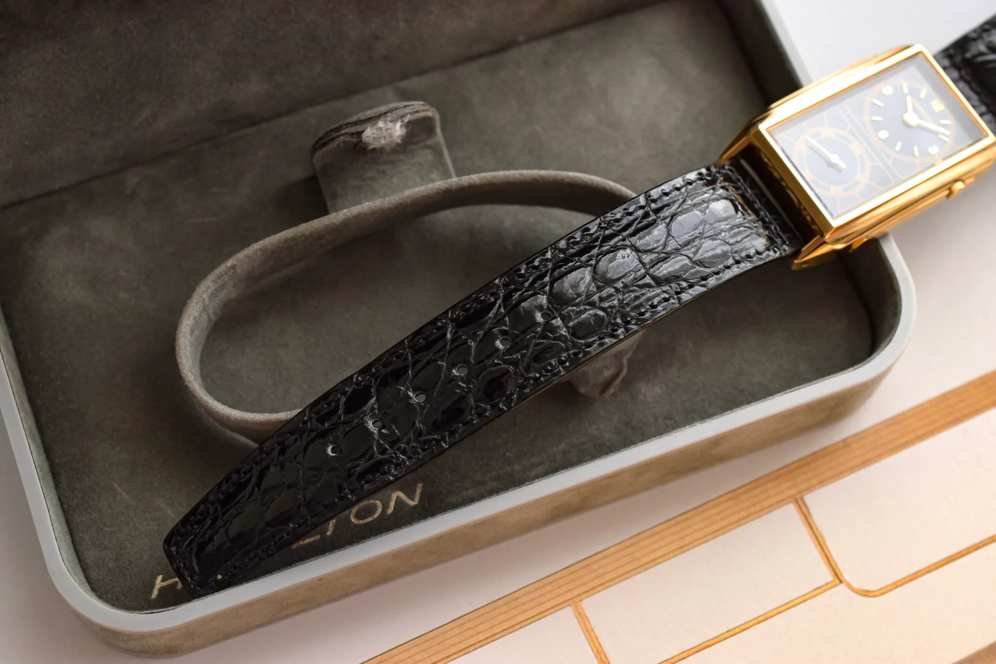 Hamilton Seckron Registered Edition - Gilt Dial - Image 6