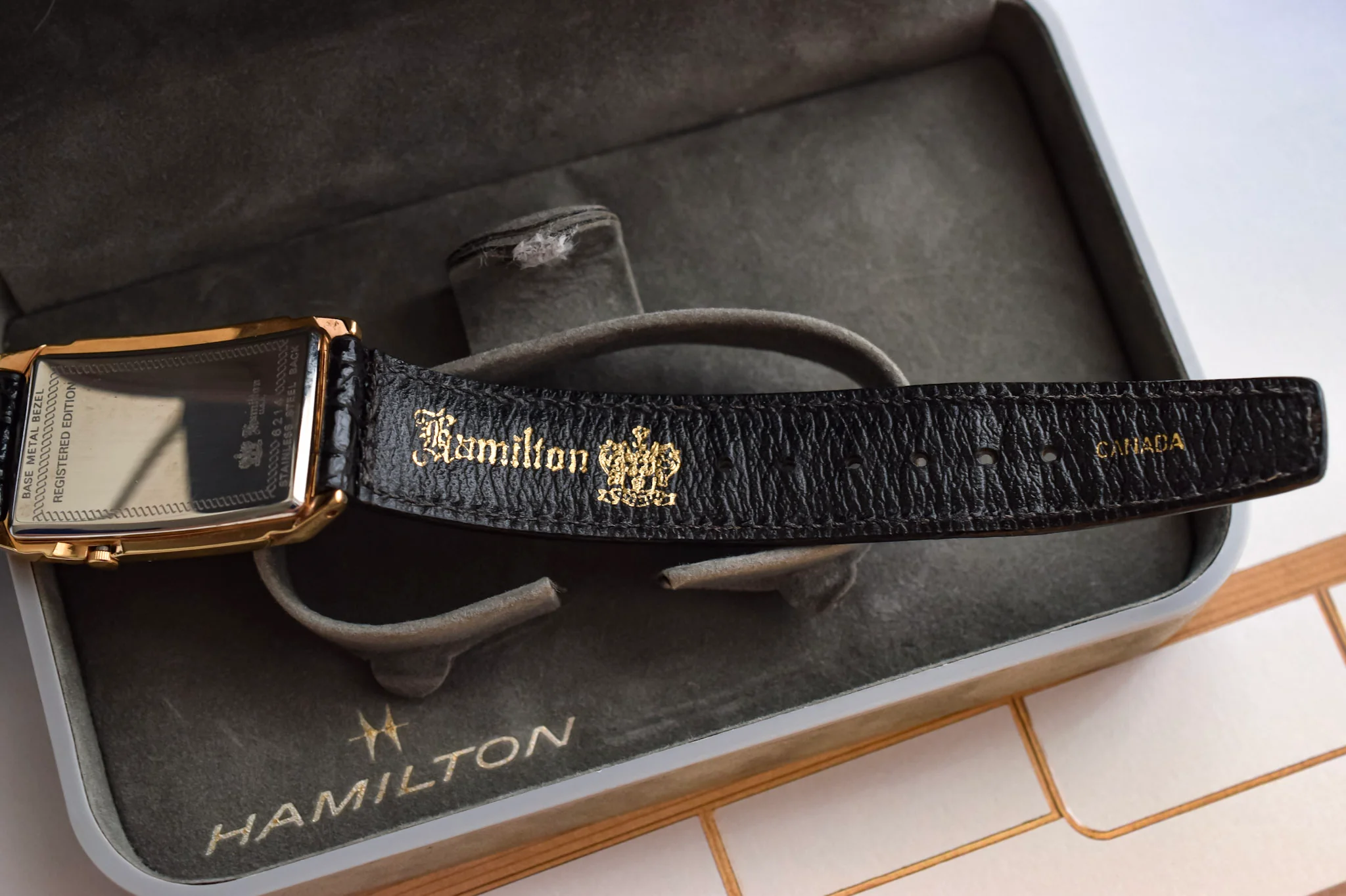 Hamilton Seckron Registered Edition - Gilt Dial - Image 8