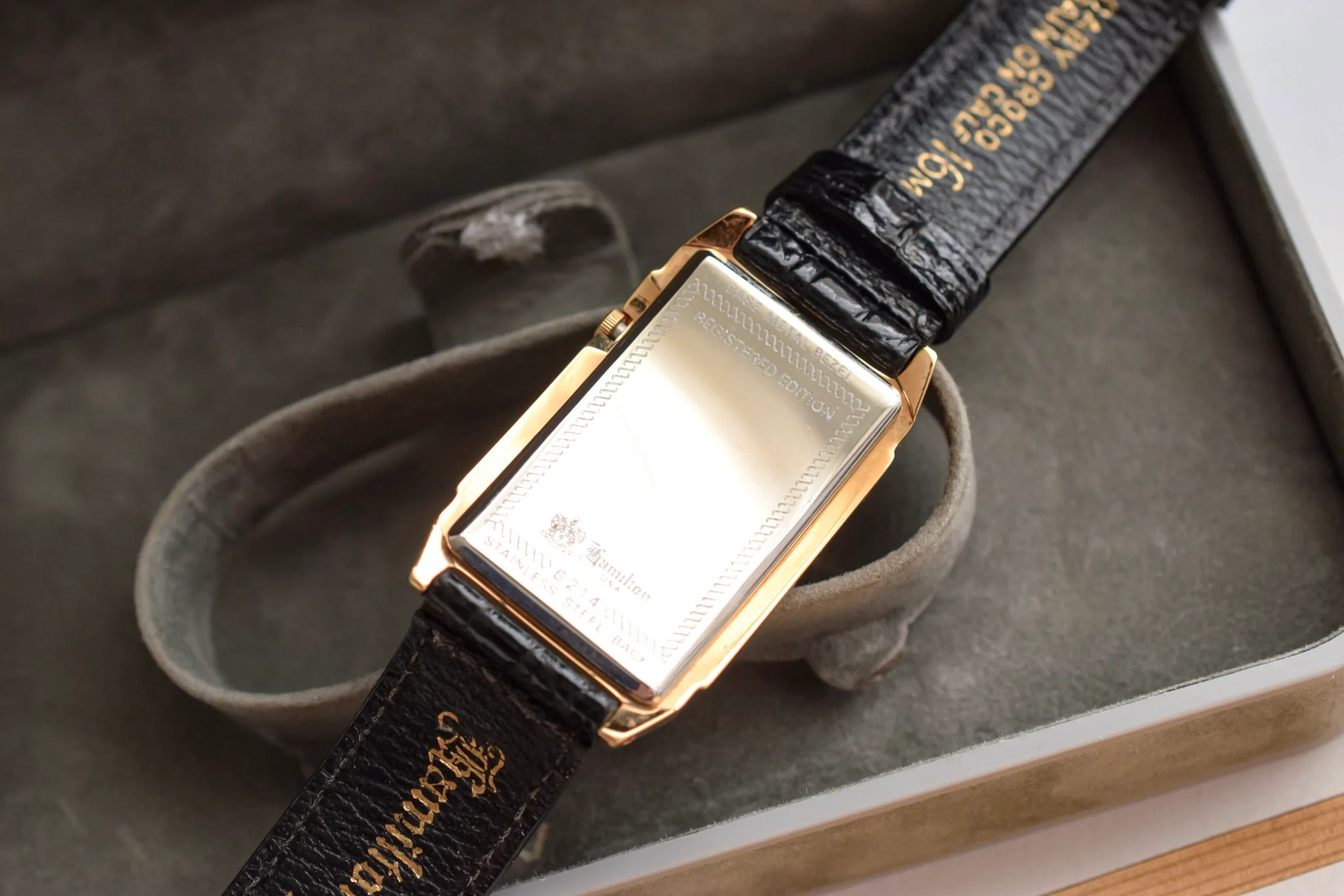 Hamilton Seckron Registered Edition - Gilt Dial - Image 9