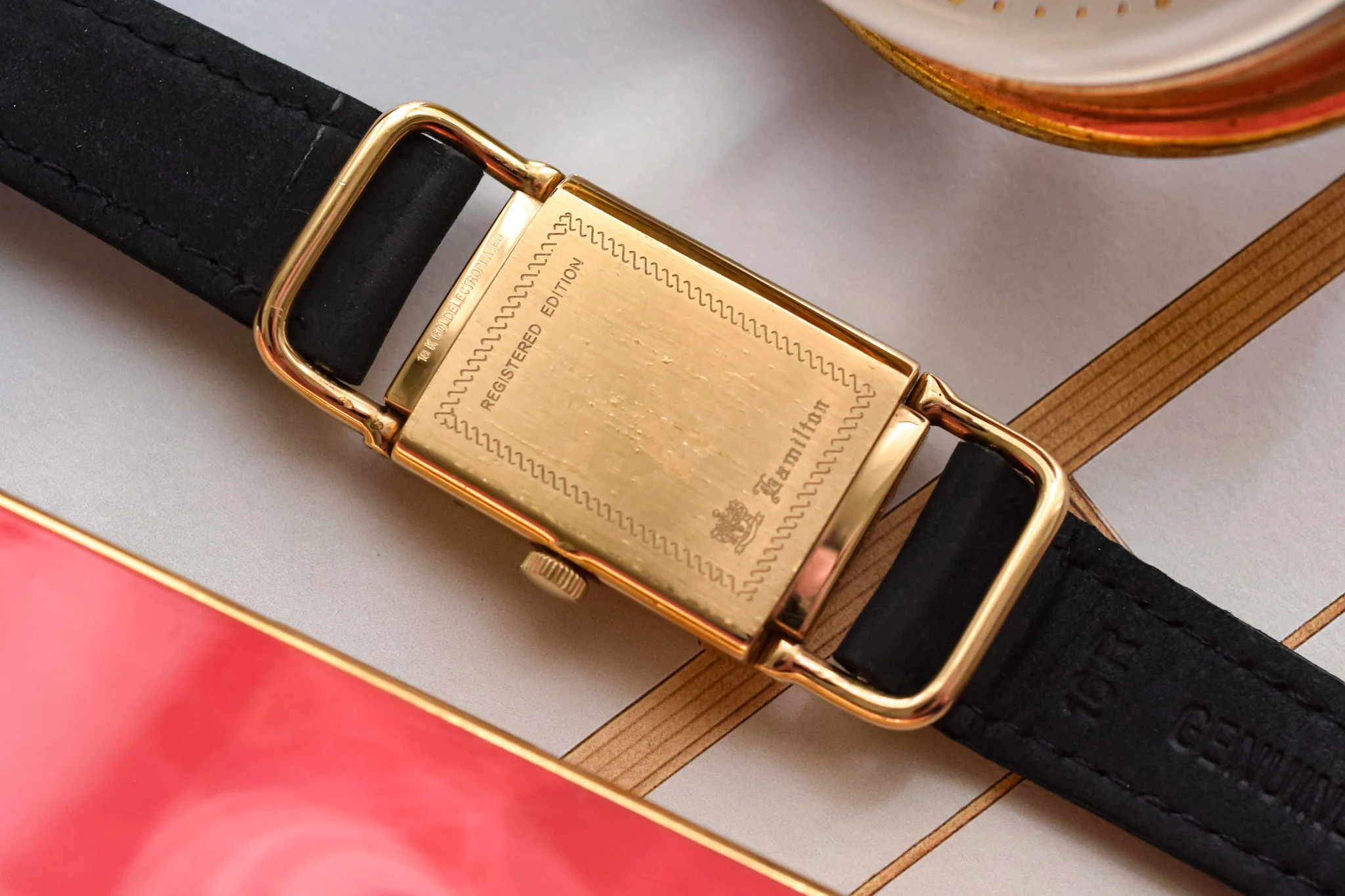 Hamilton Wilshire Registered Edition - 18K Gold Electro Plated - Image 6