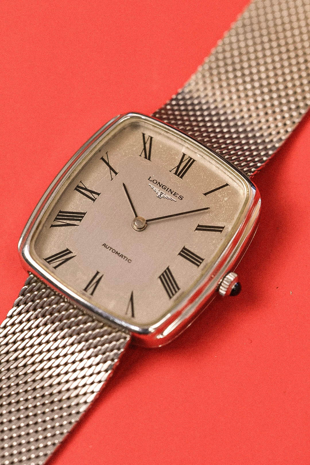 Longines Automatic Roman Steel Milanese Chariot - Image 3