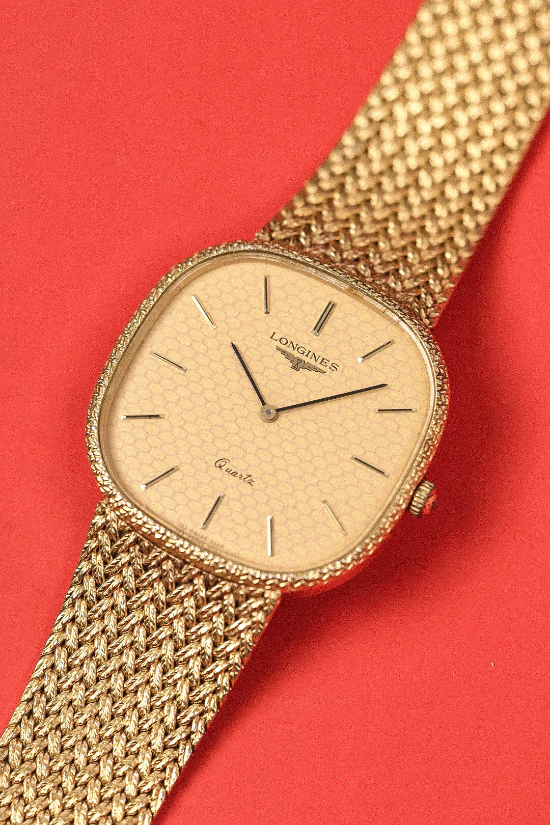 Longines Quartz Golden Honeycomb Lattice - Image 6